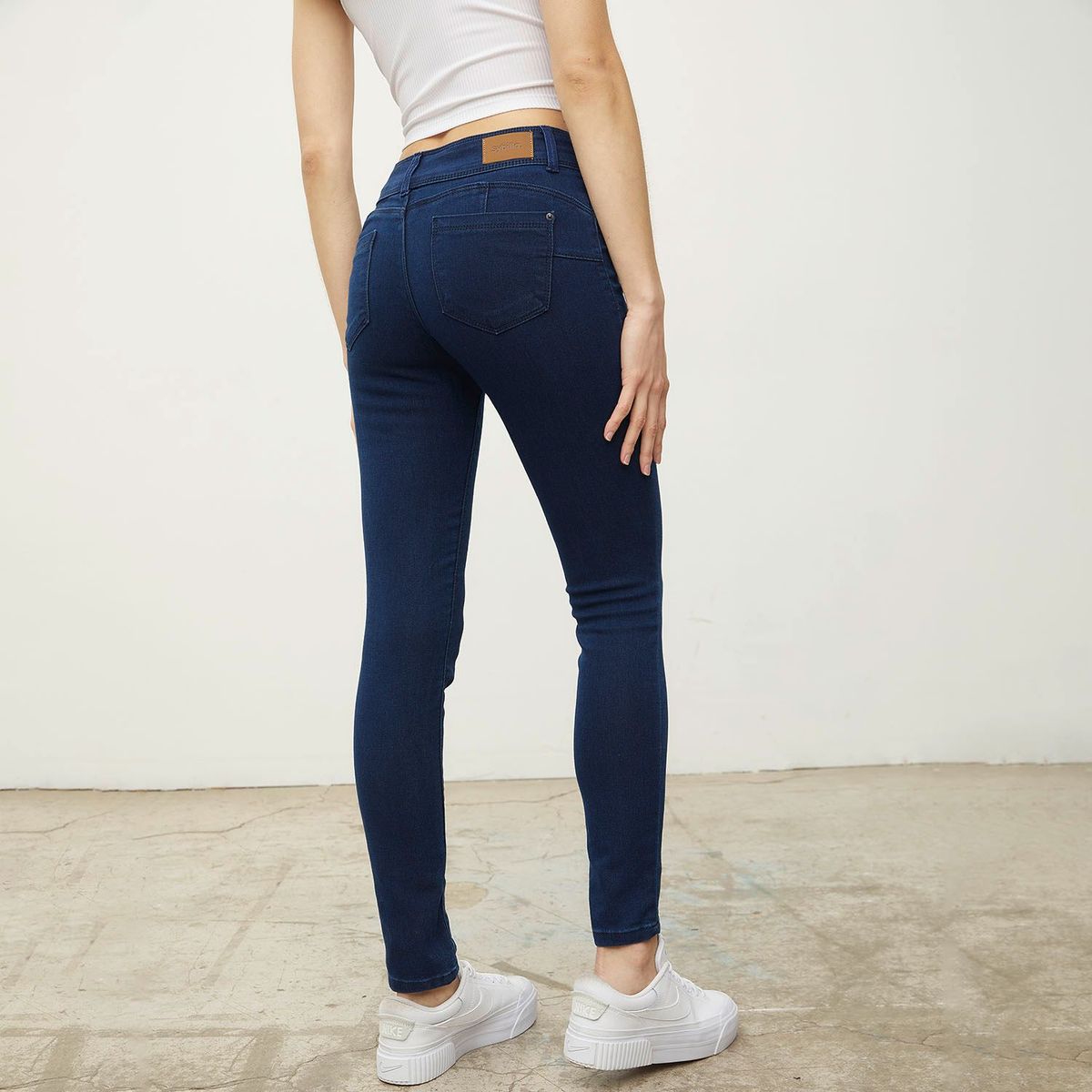 SYBILLA - Jean Skinny Tiro Medio Mujer Sybilla