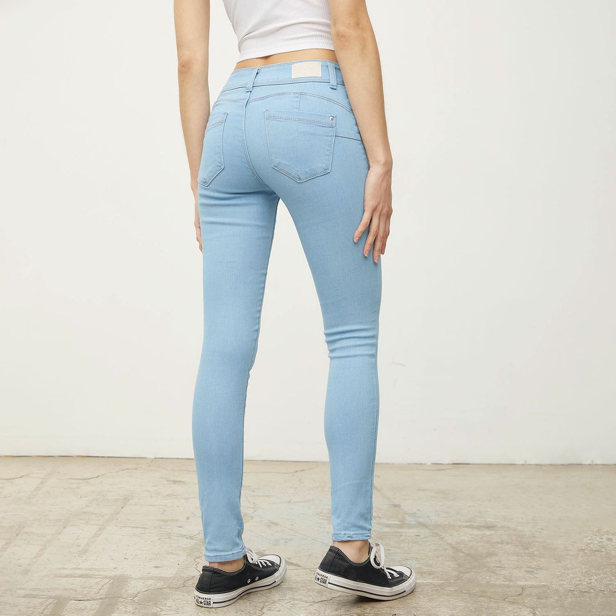 SYBILLA - Jean Skinny Tiro Medio Mujer Sybilla