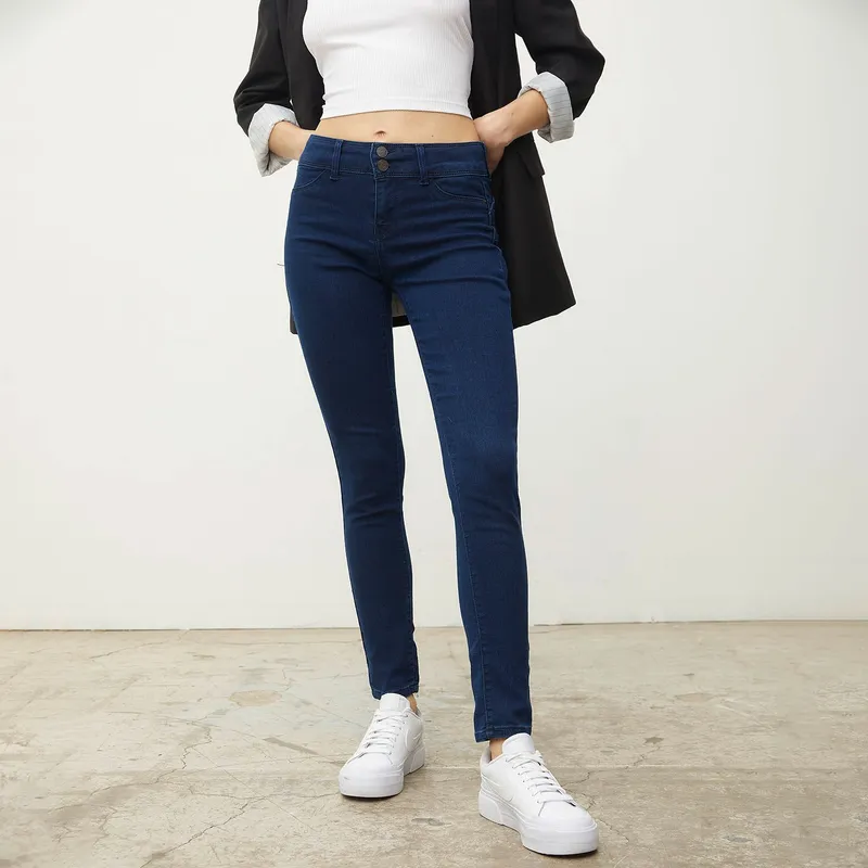 SYBILLA - Jean Skinny Tiro Medio Mujer Sybilla