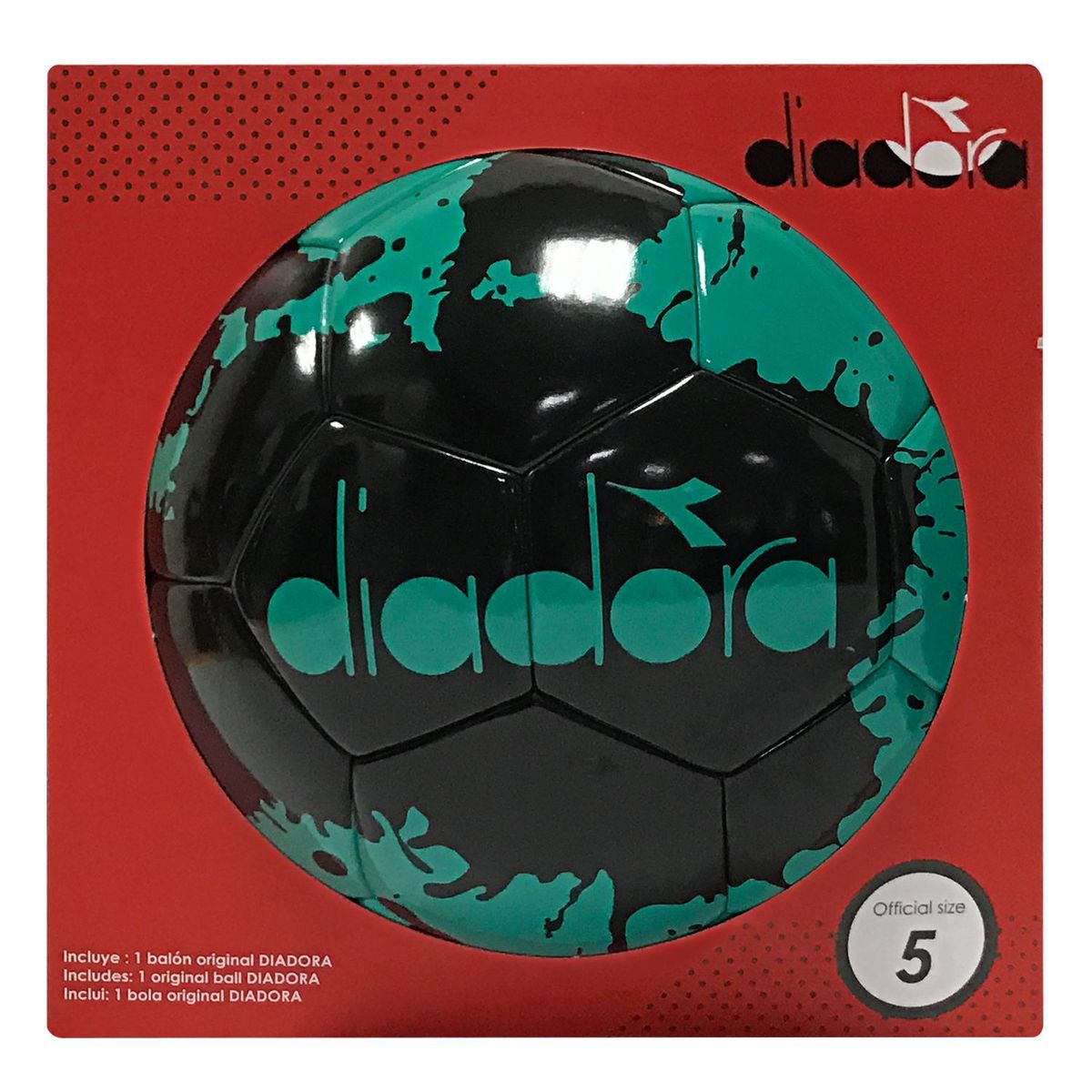 DIADORA - Pelota de Fútbol Navidad Azul