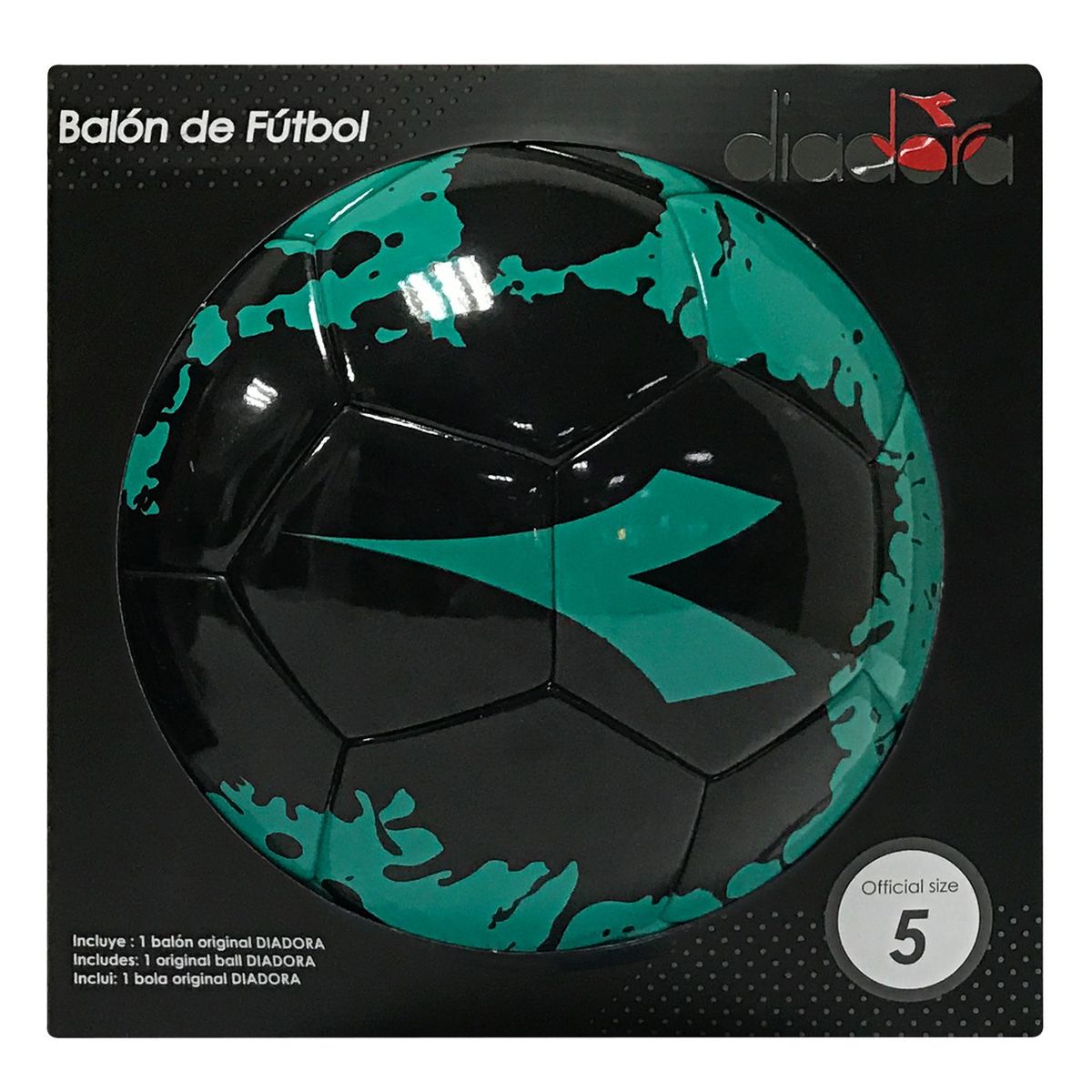 DIADORA - Pelota de Fútbol Navidad Azul