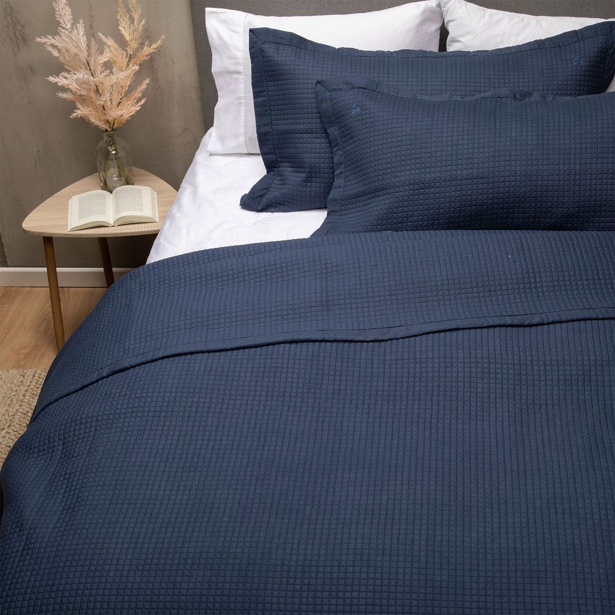 BENETTON - Cubrecama 100% Algodón Benetton