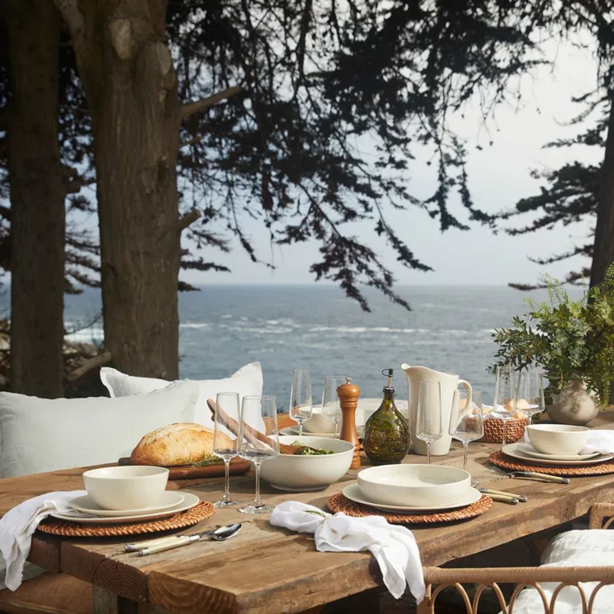 BASEMENT HOME - Juego de Vajilla Cerámica 30 Piezas Gres