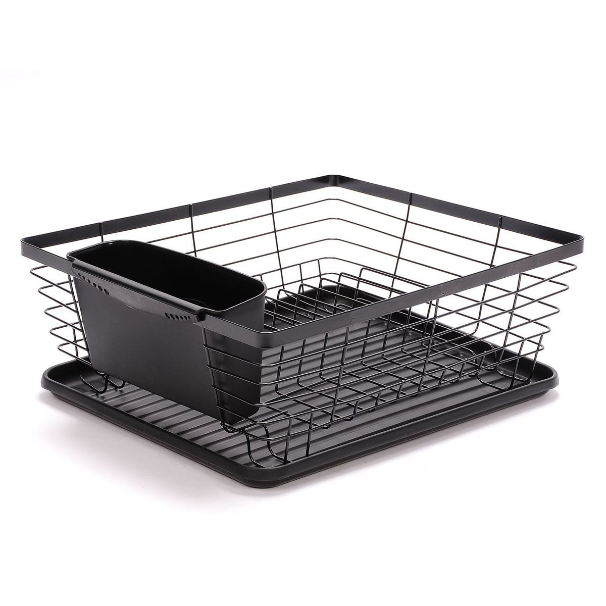 MICA - Escurridor Canasta Negro 36x31x14 cm