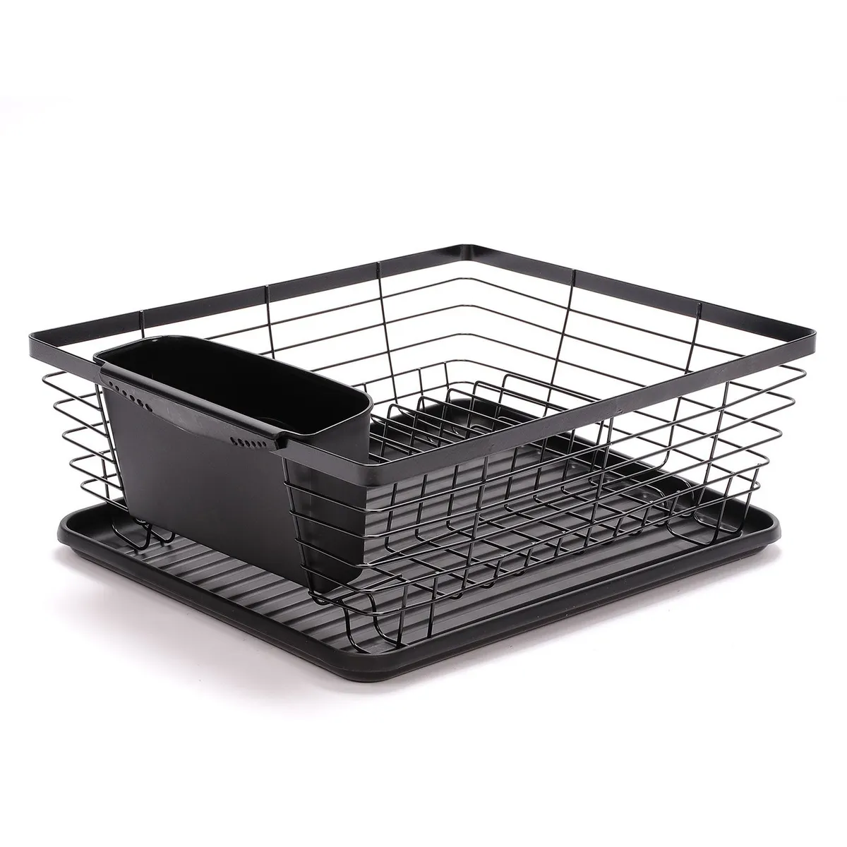 MICA - Escurridor Canasta Negro 36x31x14 cm