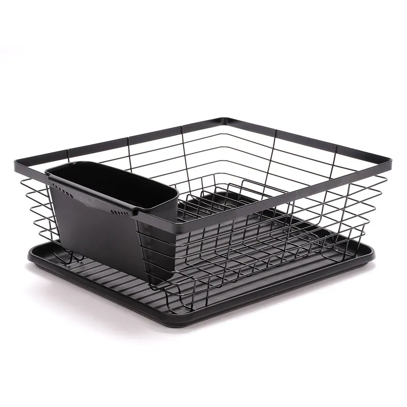 MICA - Escurridor Canasta Negro 36x31x14 cm