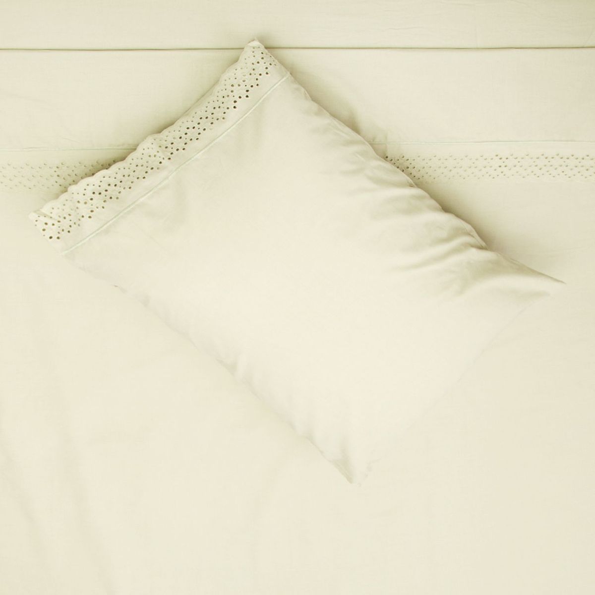 ROBERTA ALLEN - Juego de Sábanas Bordadas Broderie 180 Hilos