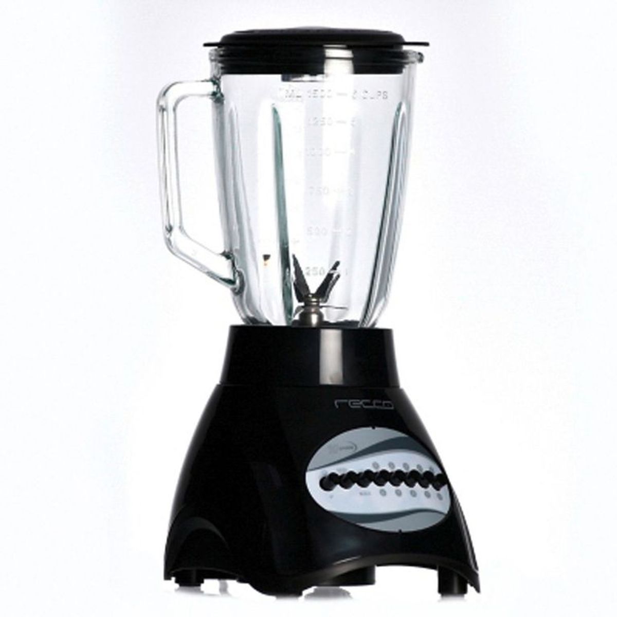 RECCO - Licuadora Recco 10 Velocidades Jarro de Vidrio 1.5 Litros