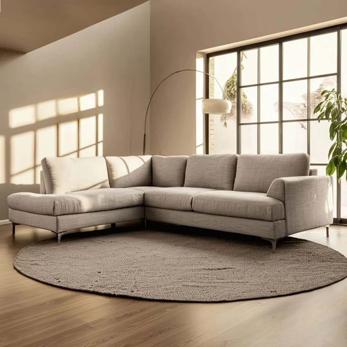 BASEMENT HOME - Seccional Feather 4 Cuerpos Izquierdo