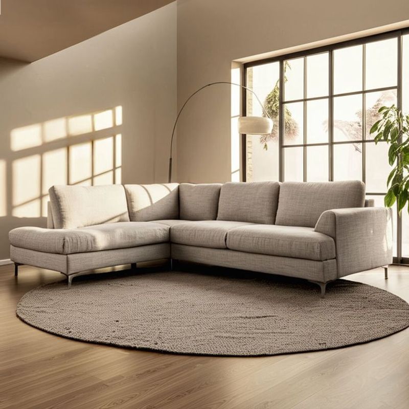 BASEMENT HOME - Seccional Feather 4 Cuerpos Izquierdo