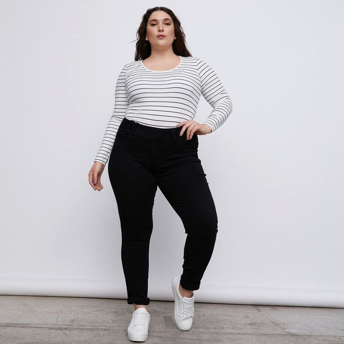 NEWPORT - Jeans Skinny Tiro Alto Denim Mujer Newport