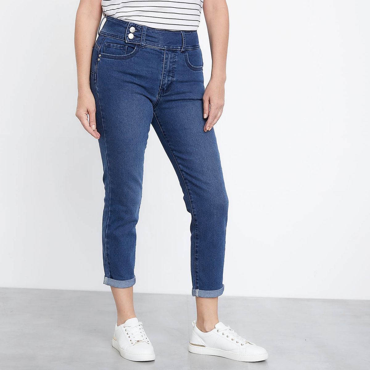 NEWPORT - Jeans Skinny Tiro Alto Denim Mujer Newport