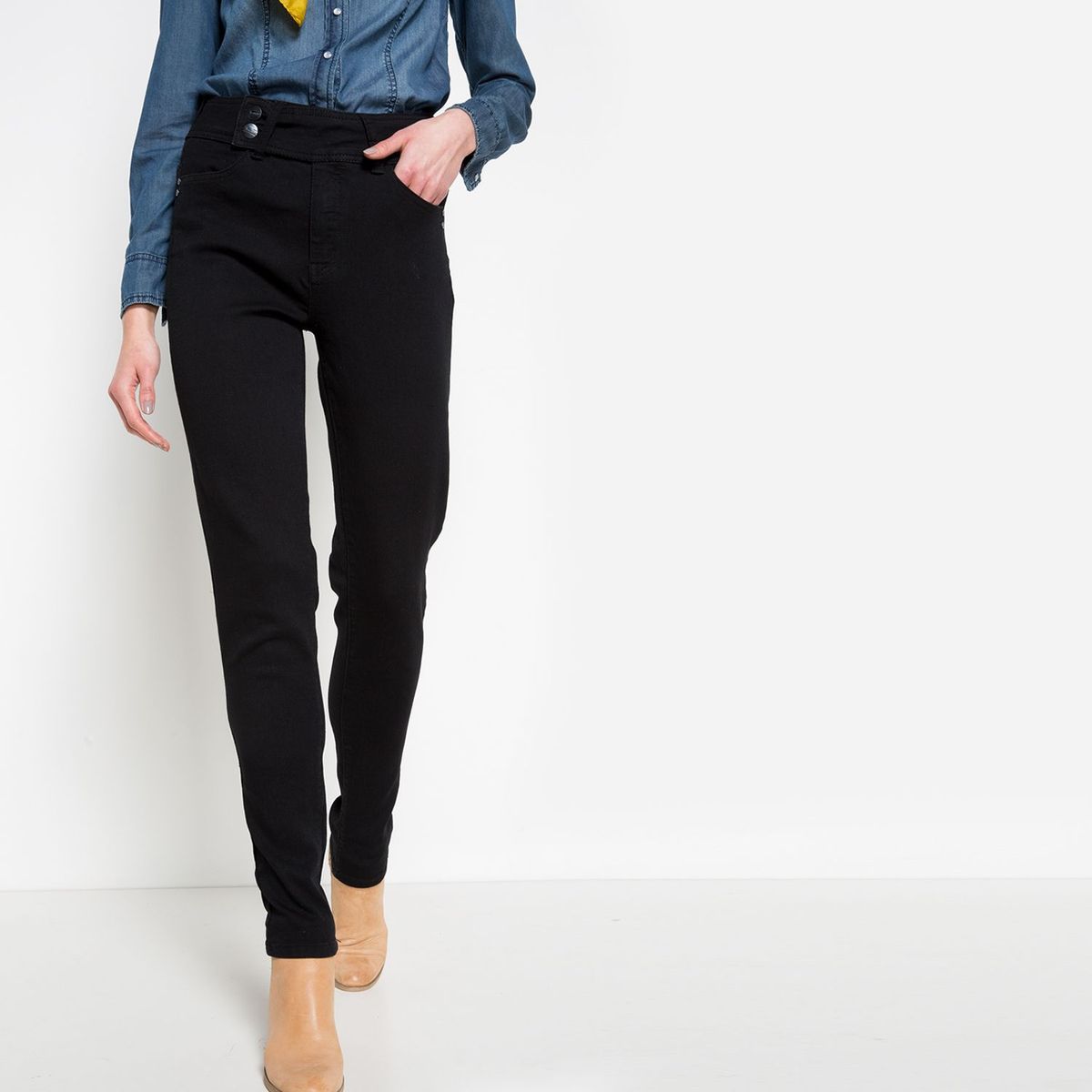 NEWPORT - Jeans Skinny Tiro Alto Denim Mujer Newport