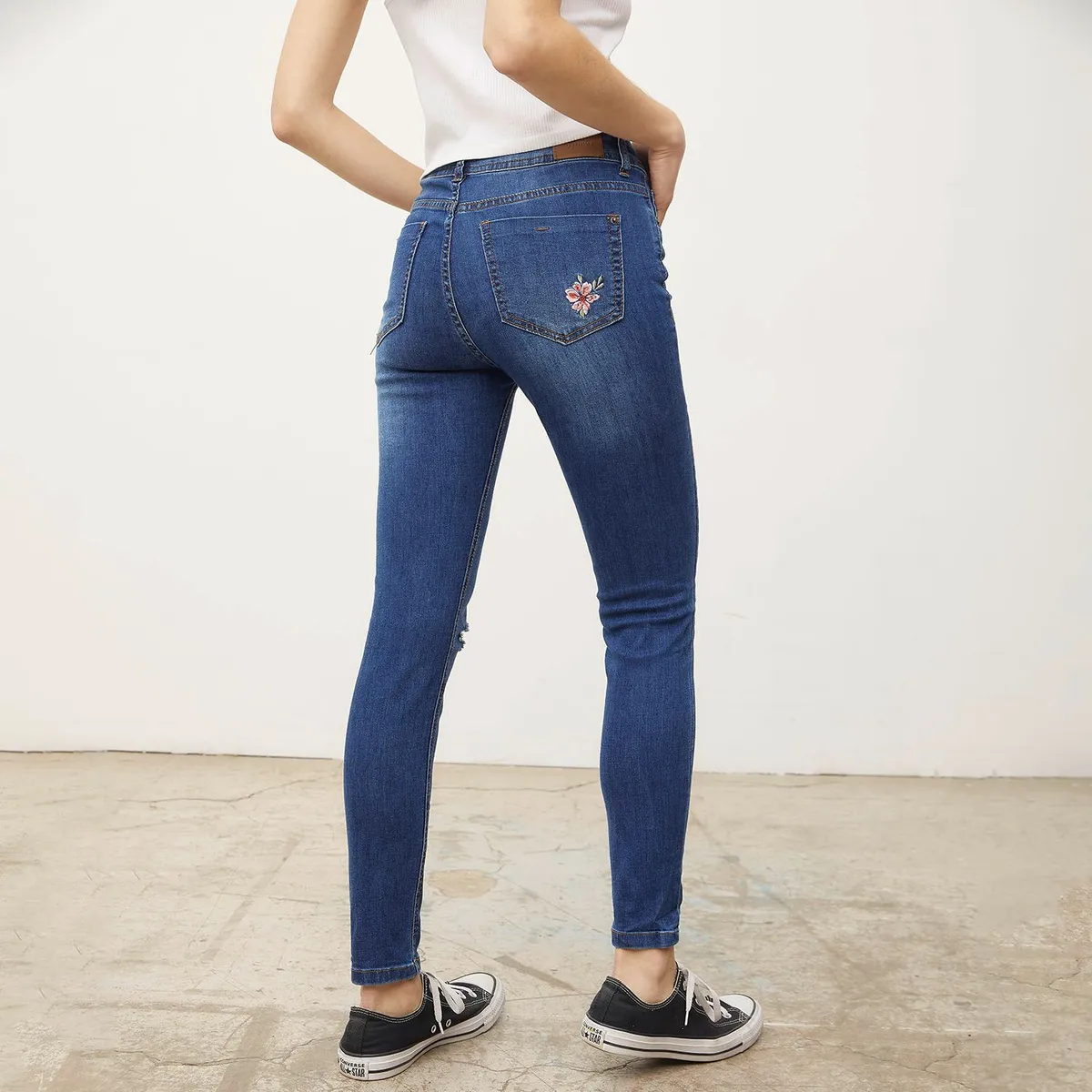 SYBILLA - Jean Slouchy Tiro Alto Mujer Sybilla