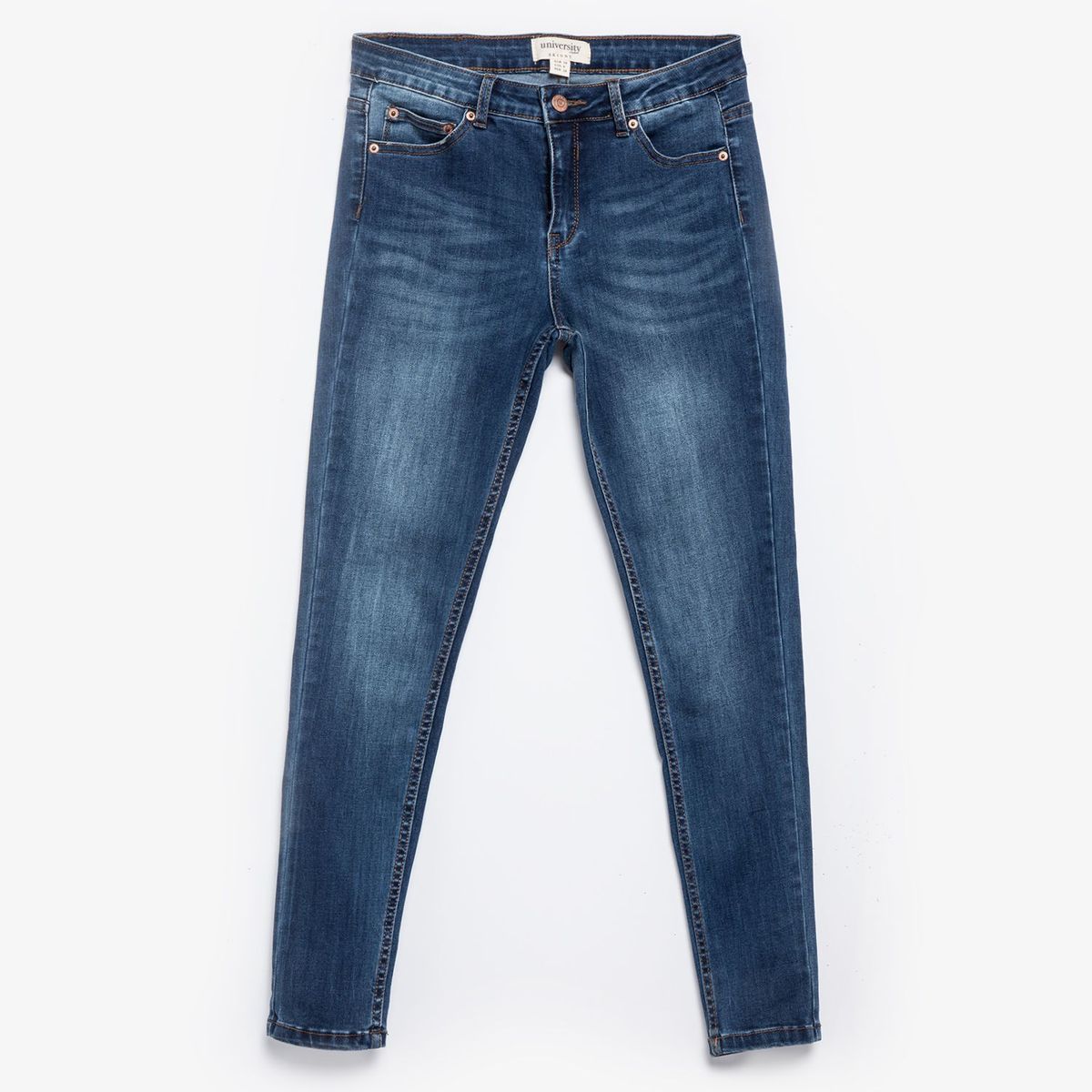 UNIVERSITY CLUB - Jean Skinny Tiro Medio Mujer University Club
