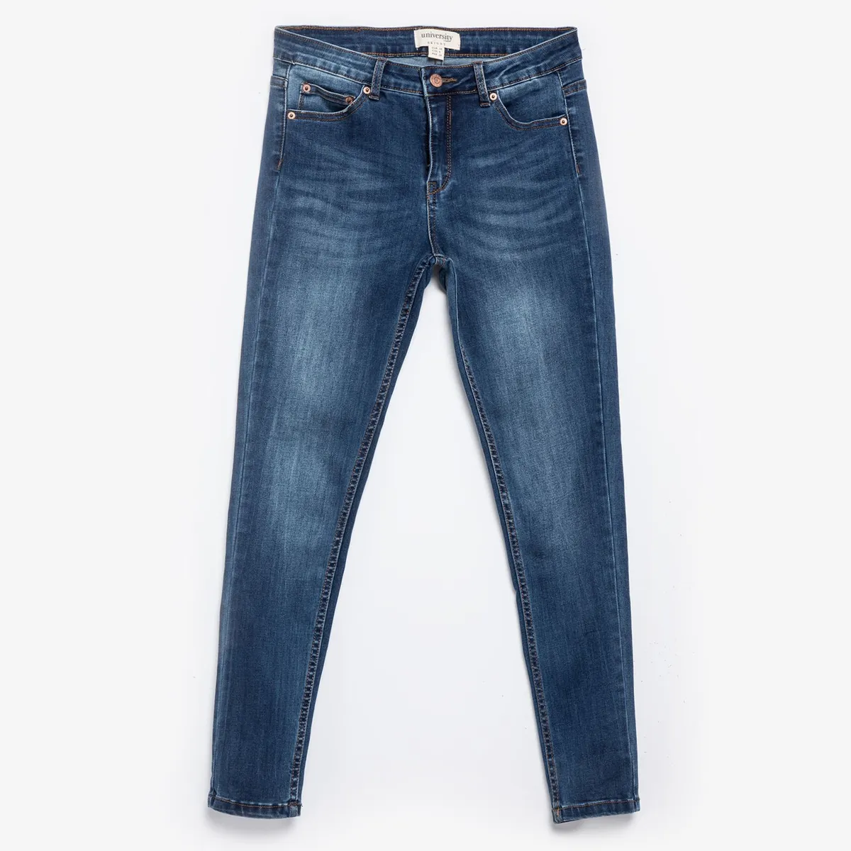 UNIVERSITY CLUB - Jean Skinny Tiro Medio Mujer University Club