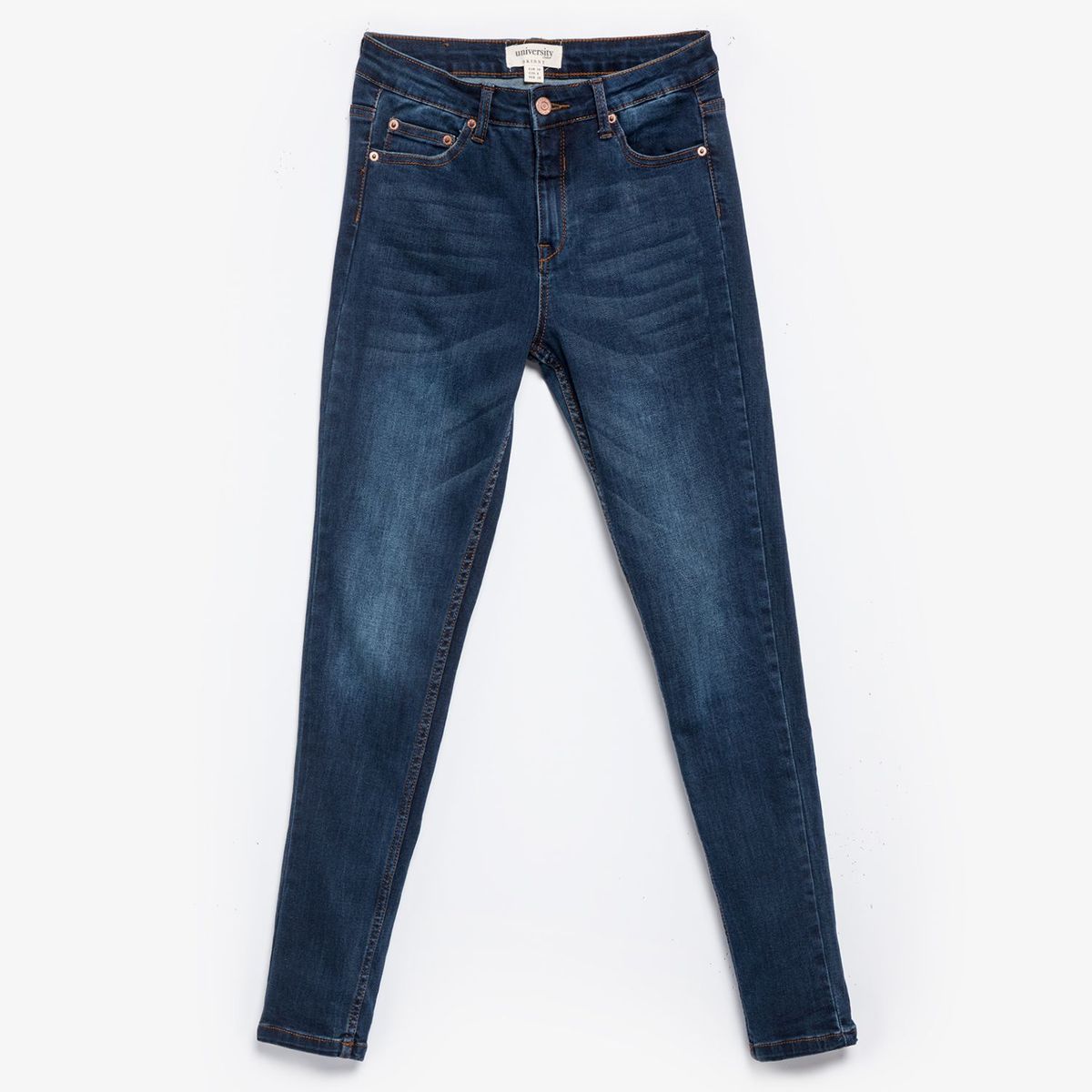 UNIVERSITY CLUB - Jean Skinny Tiro Medio Mujer University Club