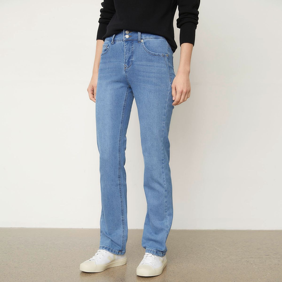 UNIVERSITY CLUB - Jean Straight Tiro Alto Mujer University Club