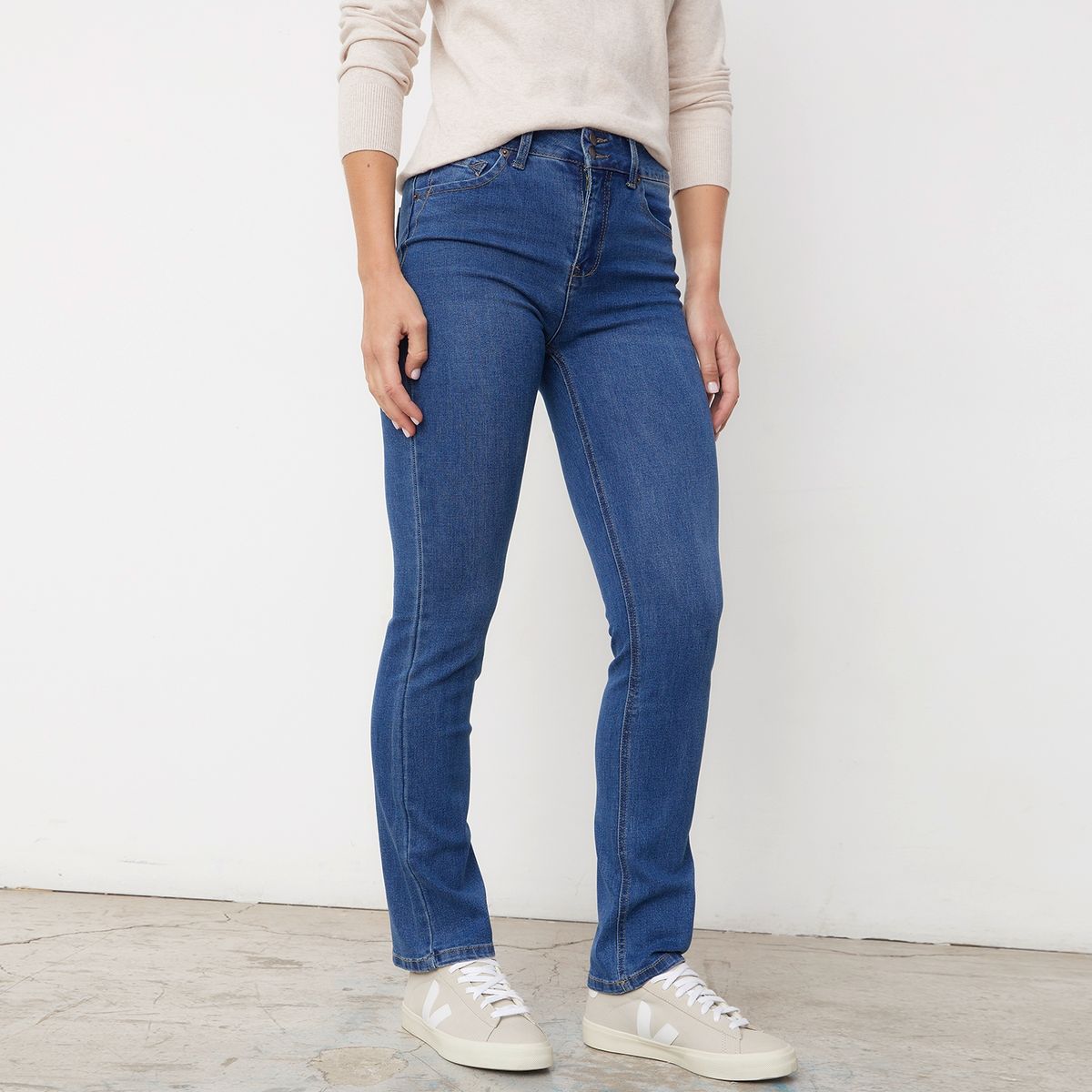 UNIVERSITY CLUB - Jean Straight Tiro Alto Mujer University Club