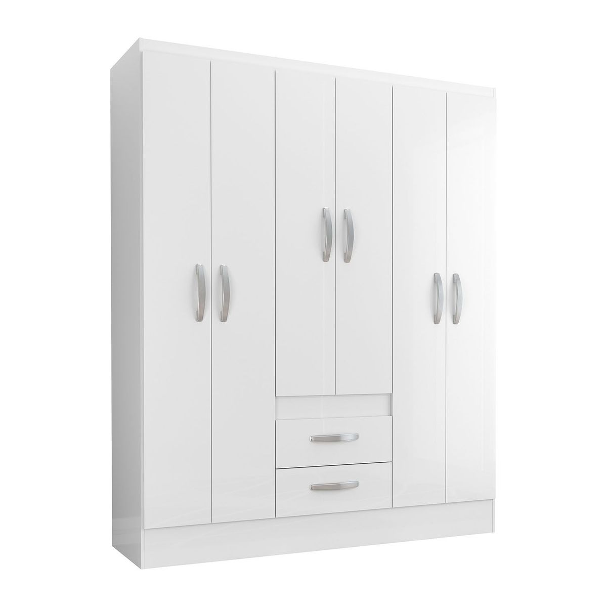 MICA - Ropero Canela 6 Puertas 2 Cajones