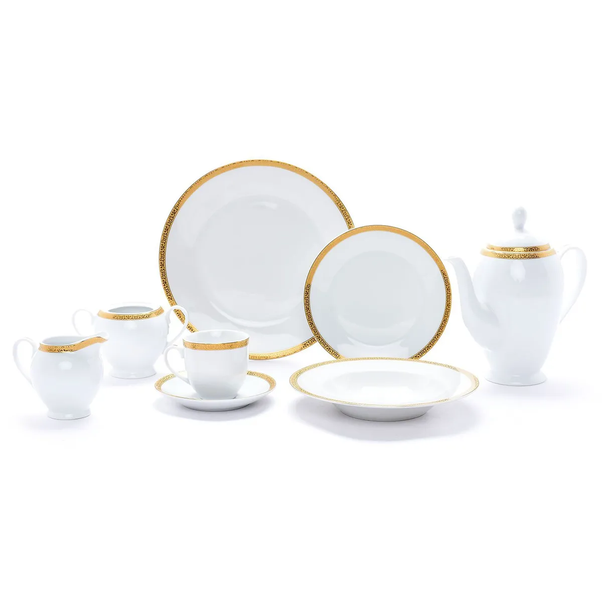 ROBERTA ALLEN - Juego de Vajilla Porcelana 25 Piezas Diana