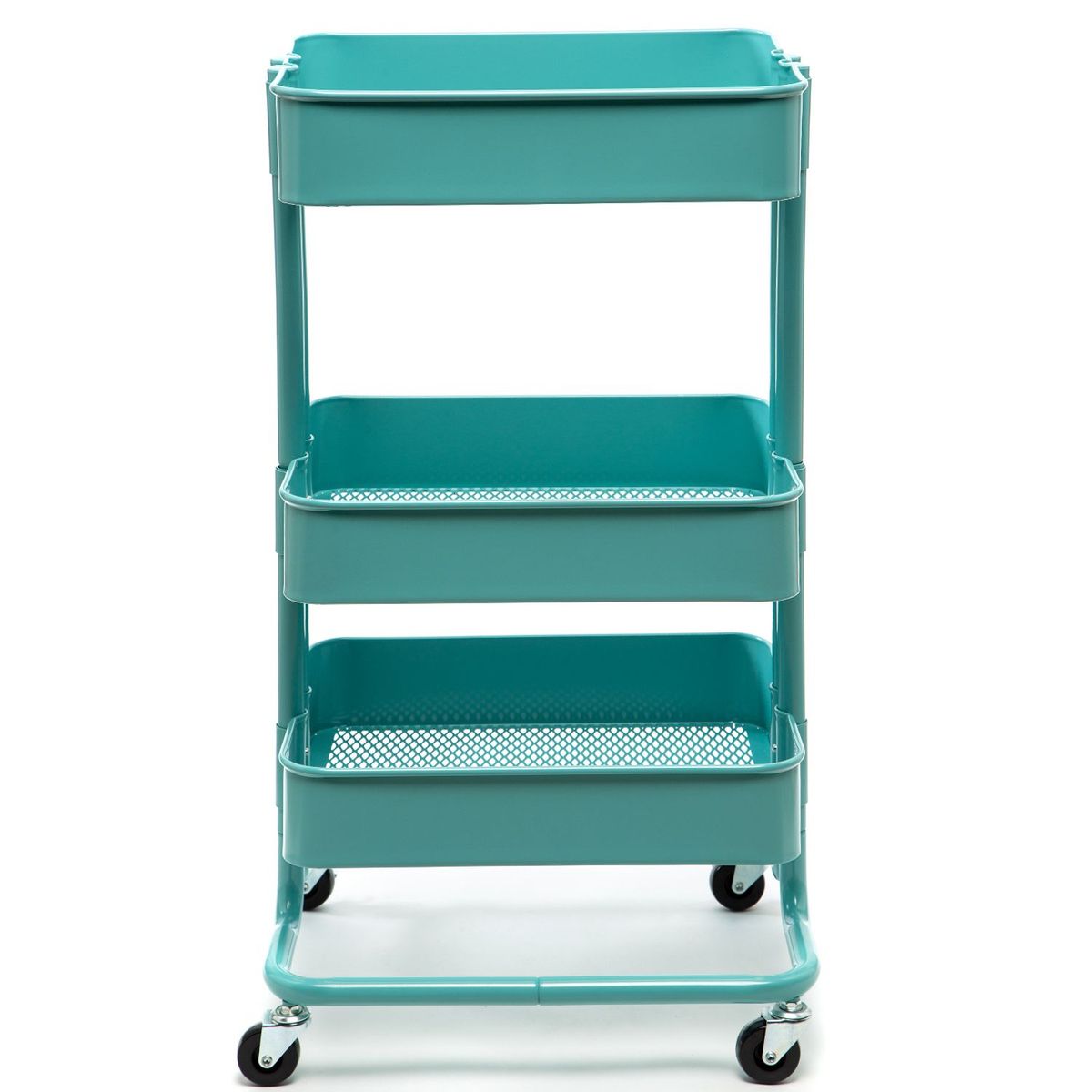 MICA - Carrito de Metal Turquesa