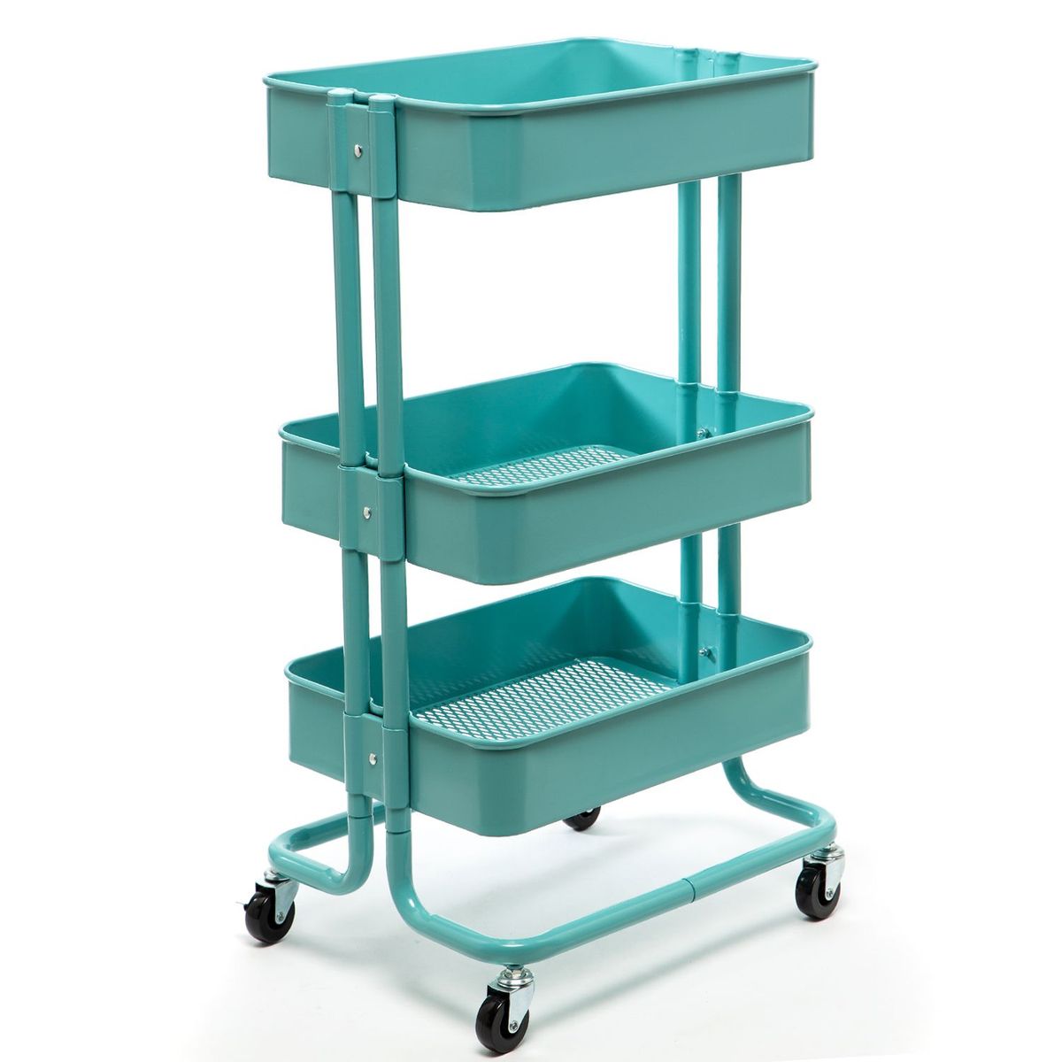 MICA - Carrito de Metal Turquesa