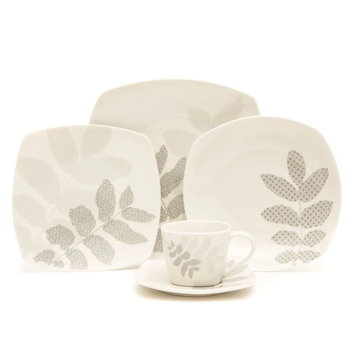 MICA - Juego de Vajilla Porcelana 30 Piezas Mabel