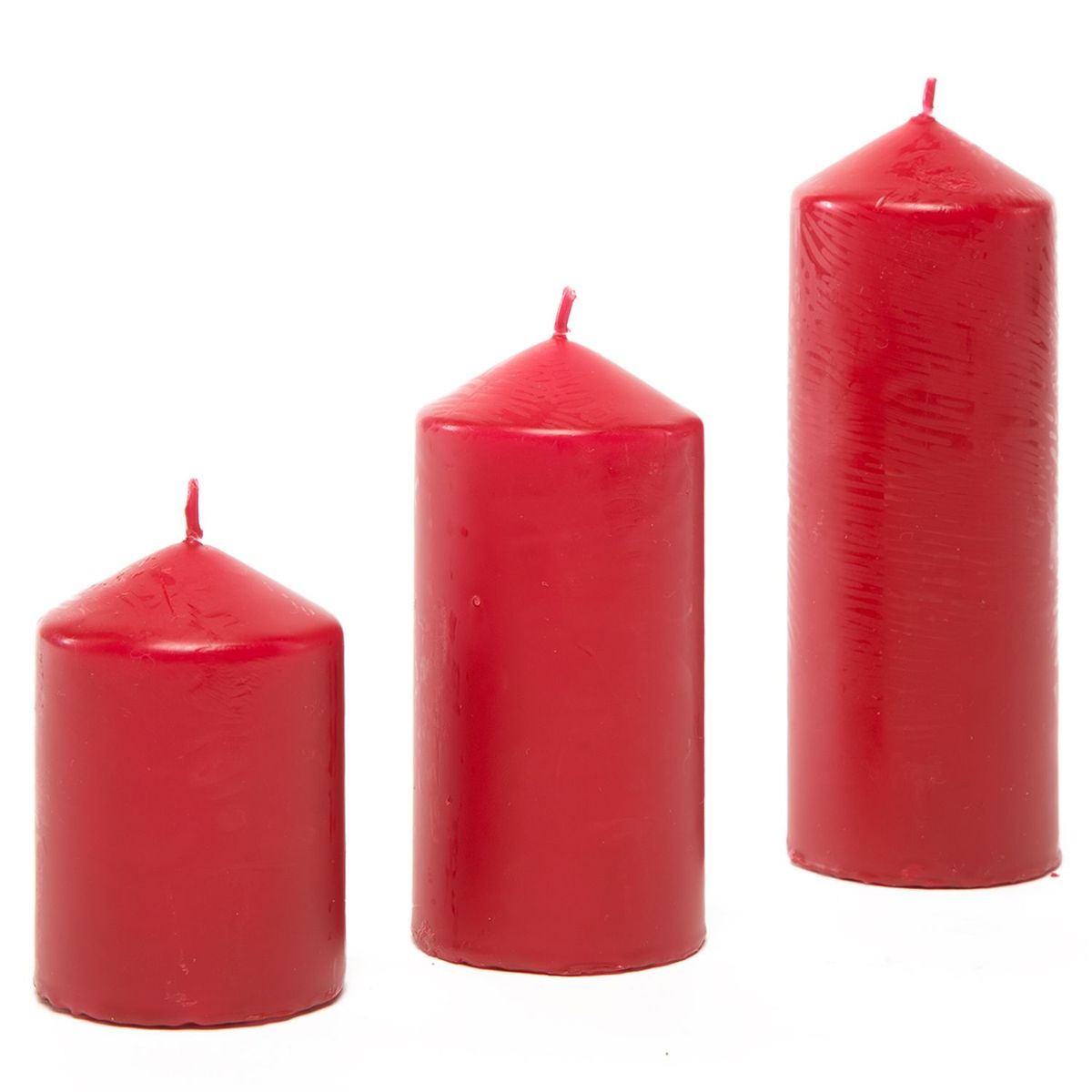 MICA - Set x3 Velas Rojas