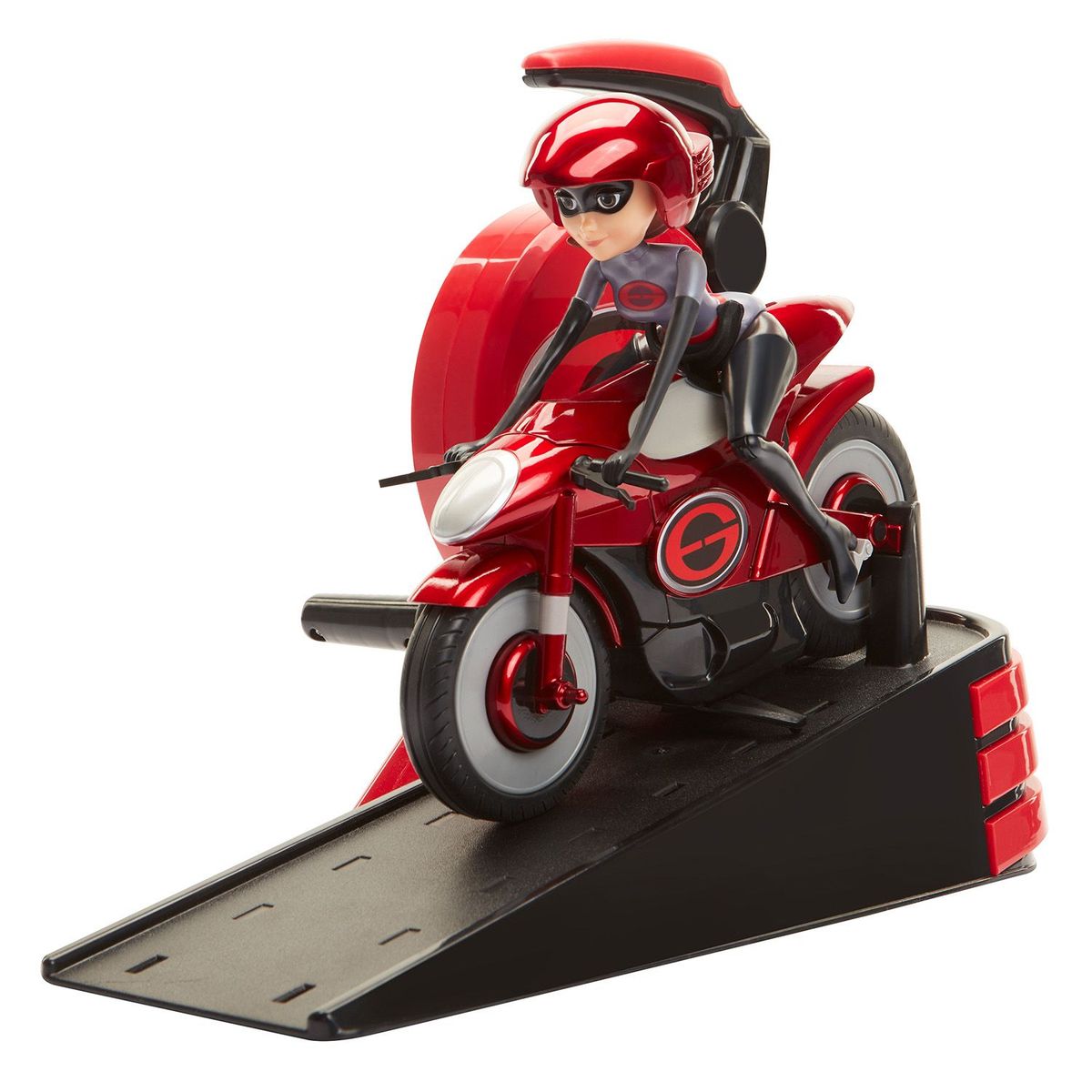 LOS INCREIBLES - Figura Elastigirl con Motocicleta