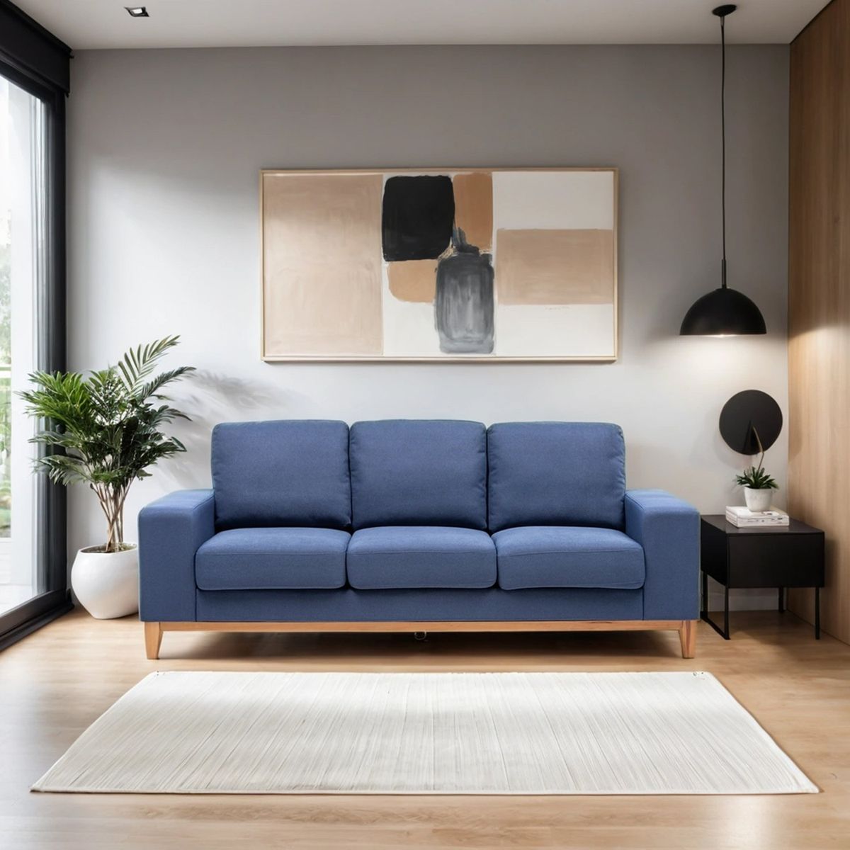 BASEMENT HOME - Sofá Covington 3 Cuerpos