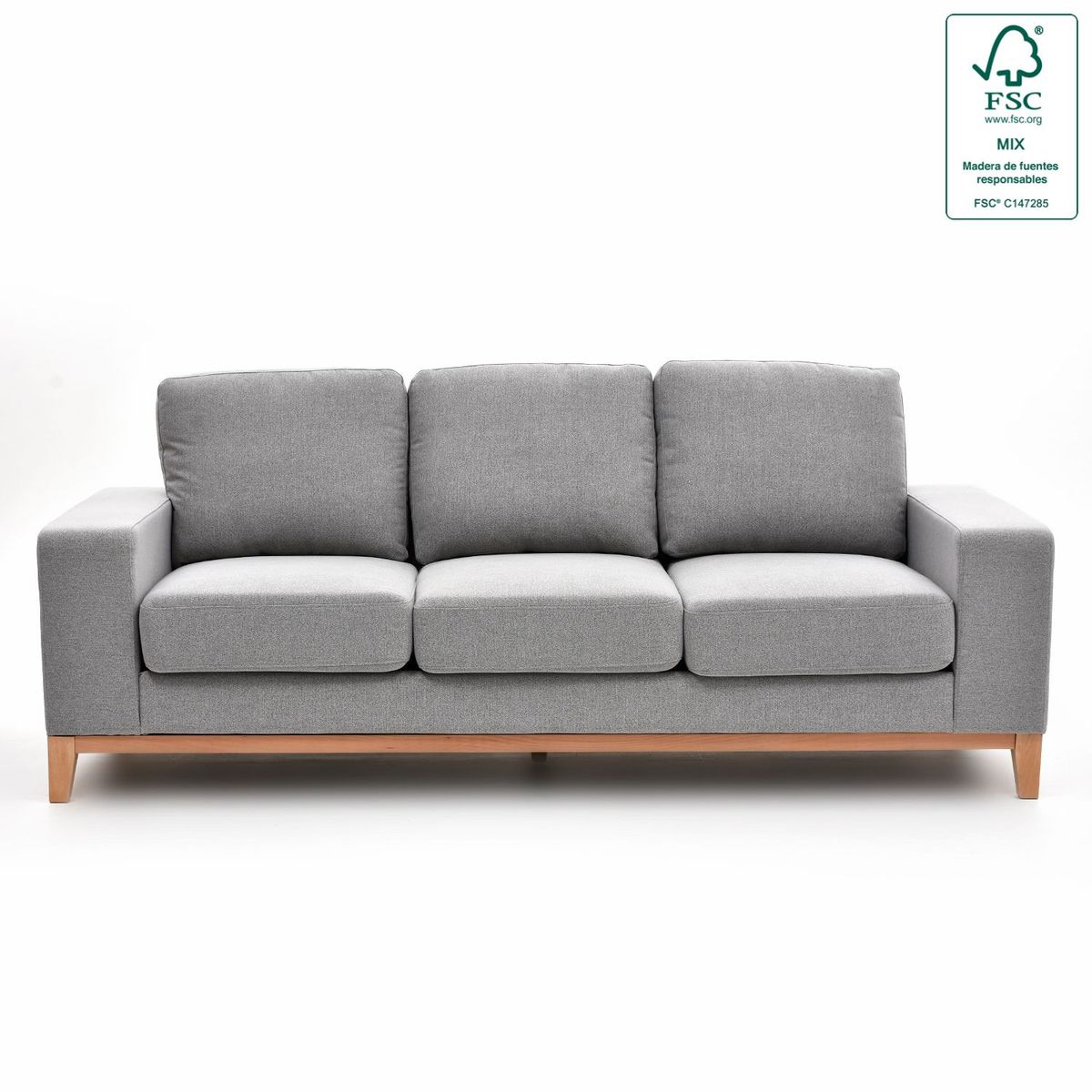 BASEMENT HOME - Sofá Covington 3 Cuerpos