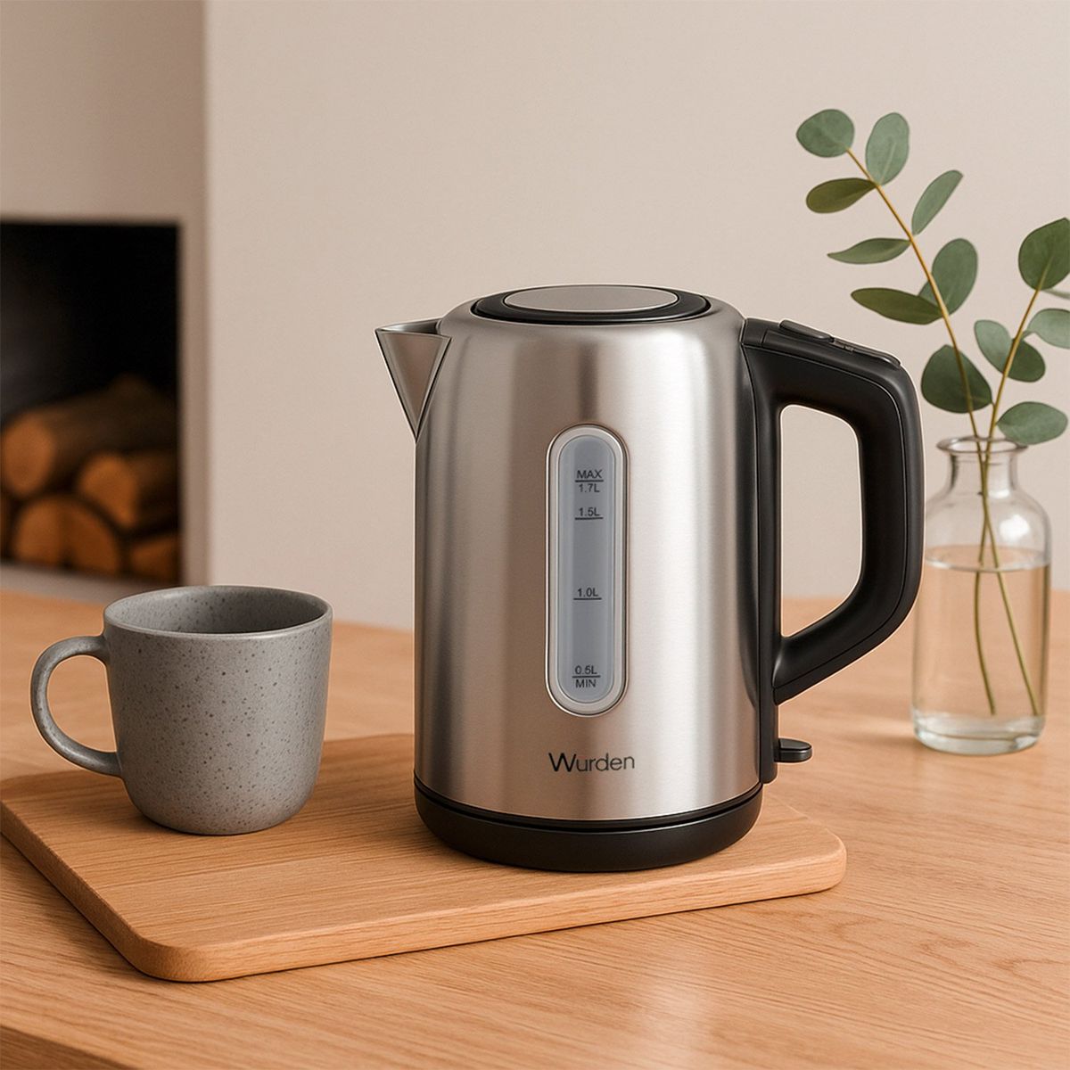WURDEN - Hervidor Eléctrico 1.7 Lts DIGITEMP