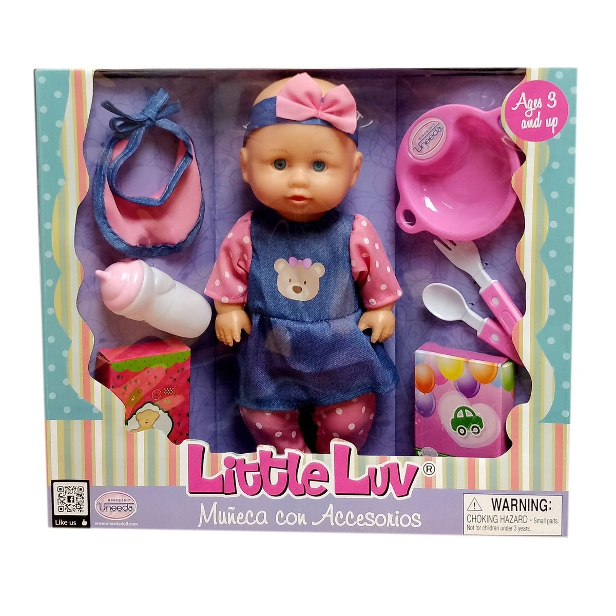 UNEEDA - Muñeca Con Accesorios Uneeda