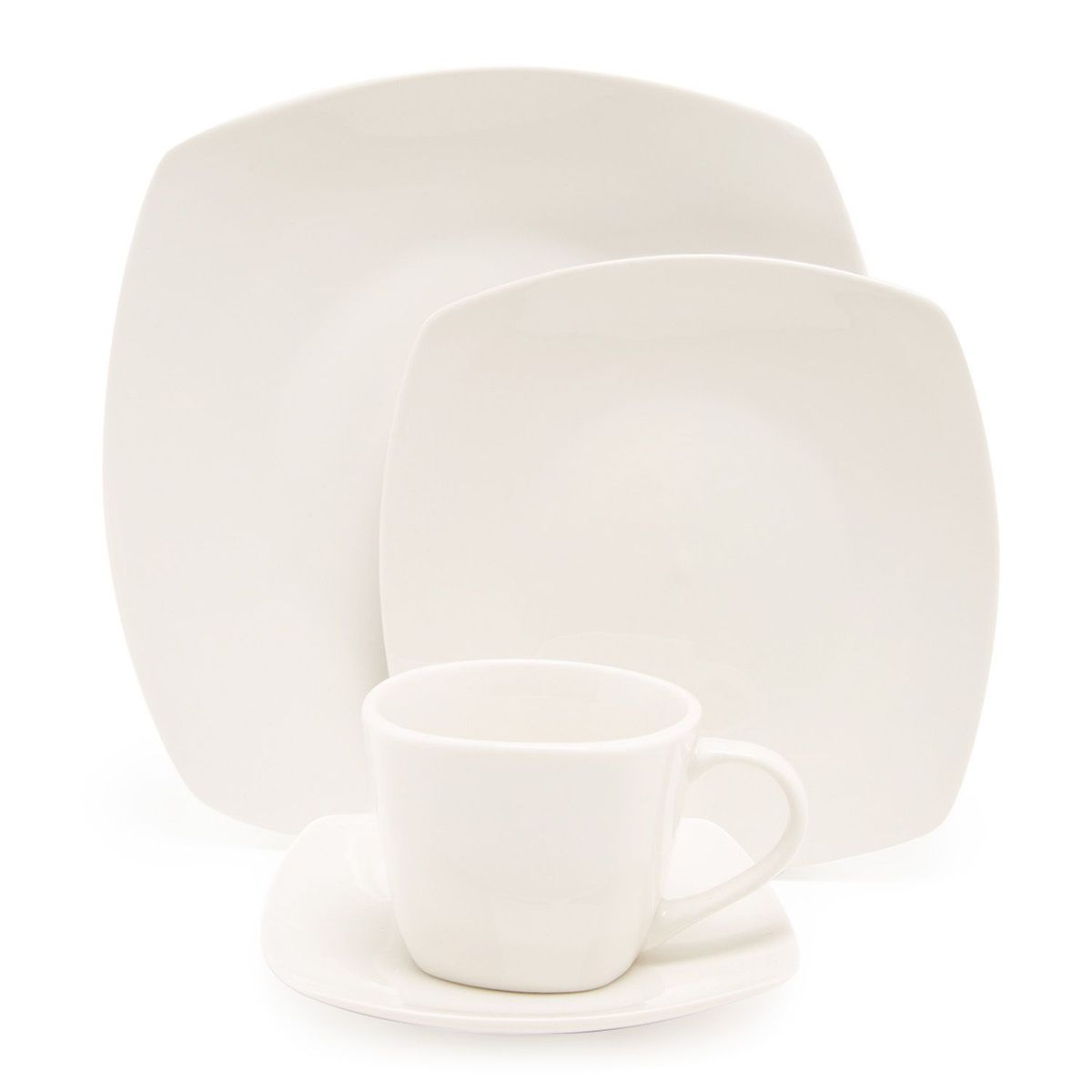 MICA - Juego de Vajilla Porcelana 20 Piezas Basic