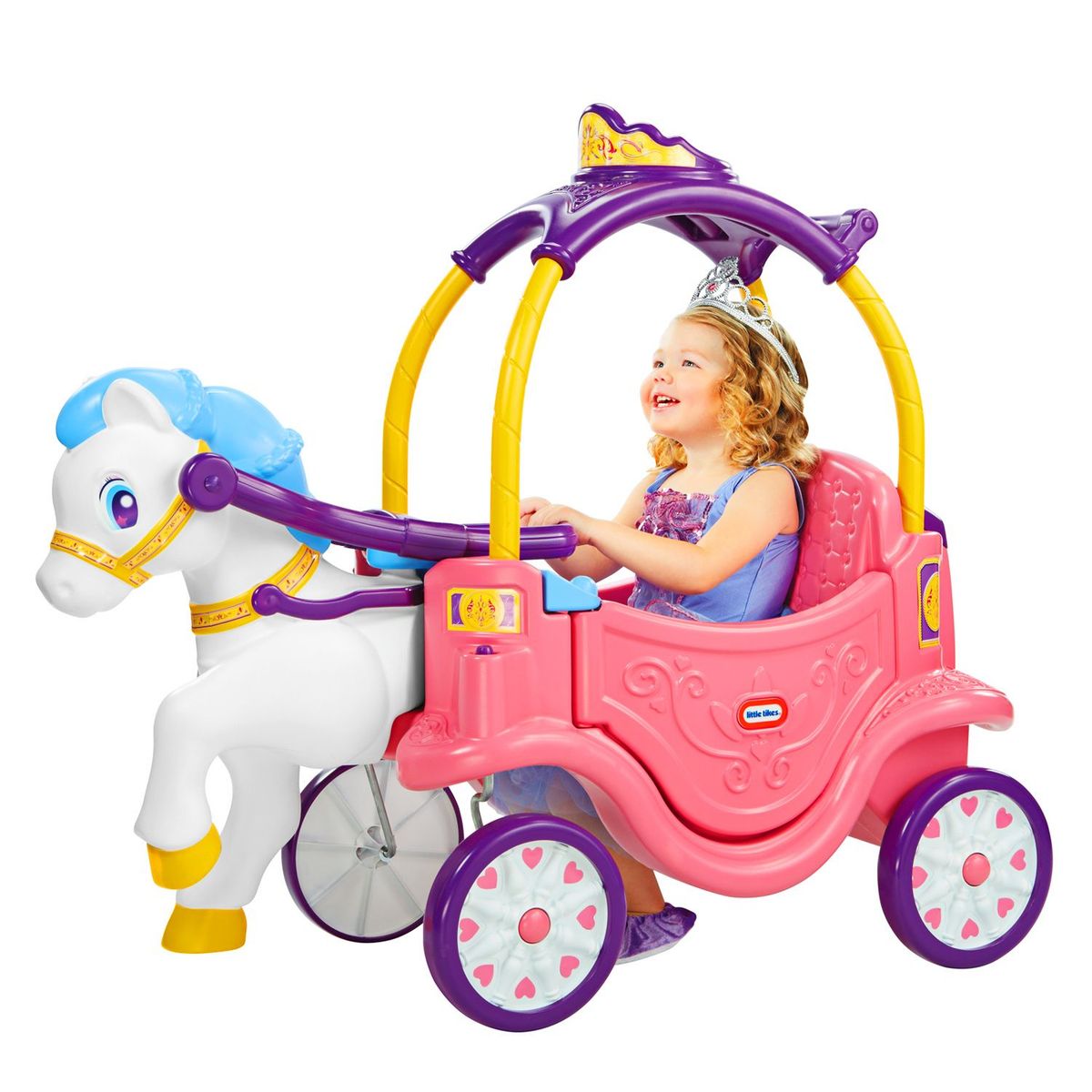 LITTLE TIKES - Carruaje de Princesa y Caballo