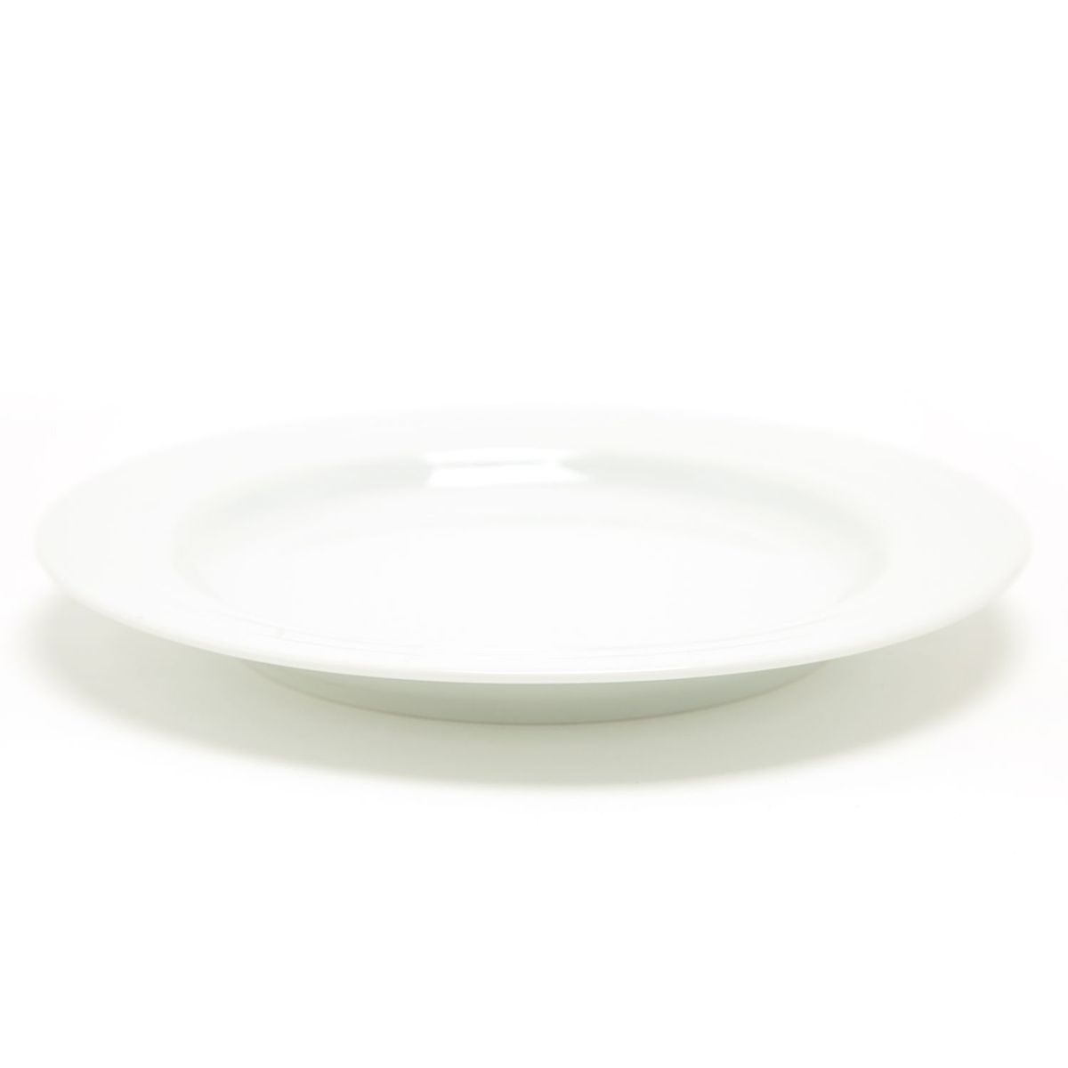 SPAL - Plato Postre Porcelana Roulette White 21 cm