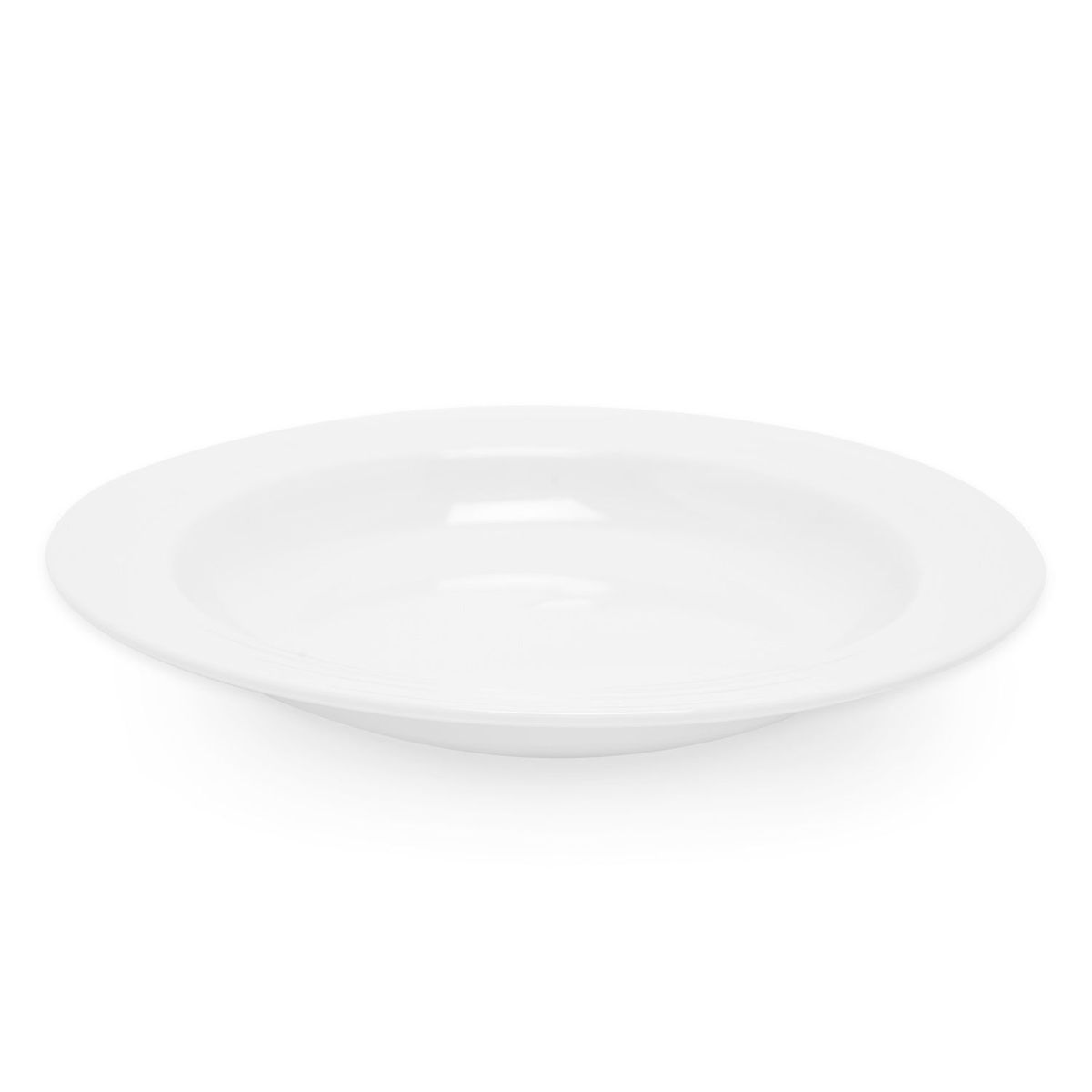 SPAL - Plato Hondo Porcelana 23 cm Roulette White
