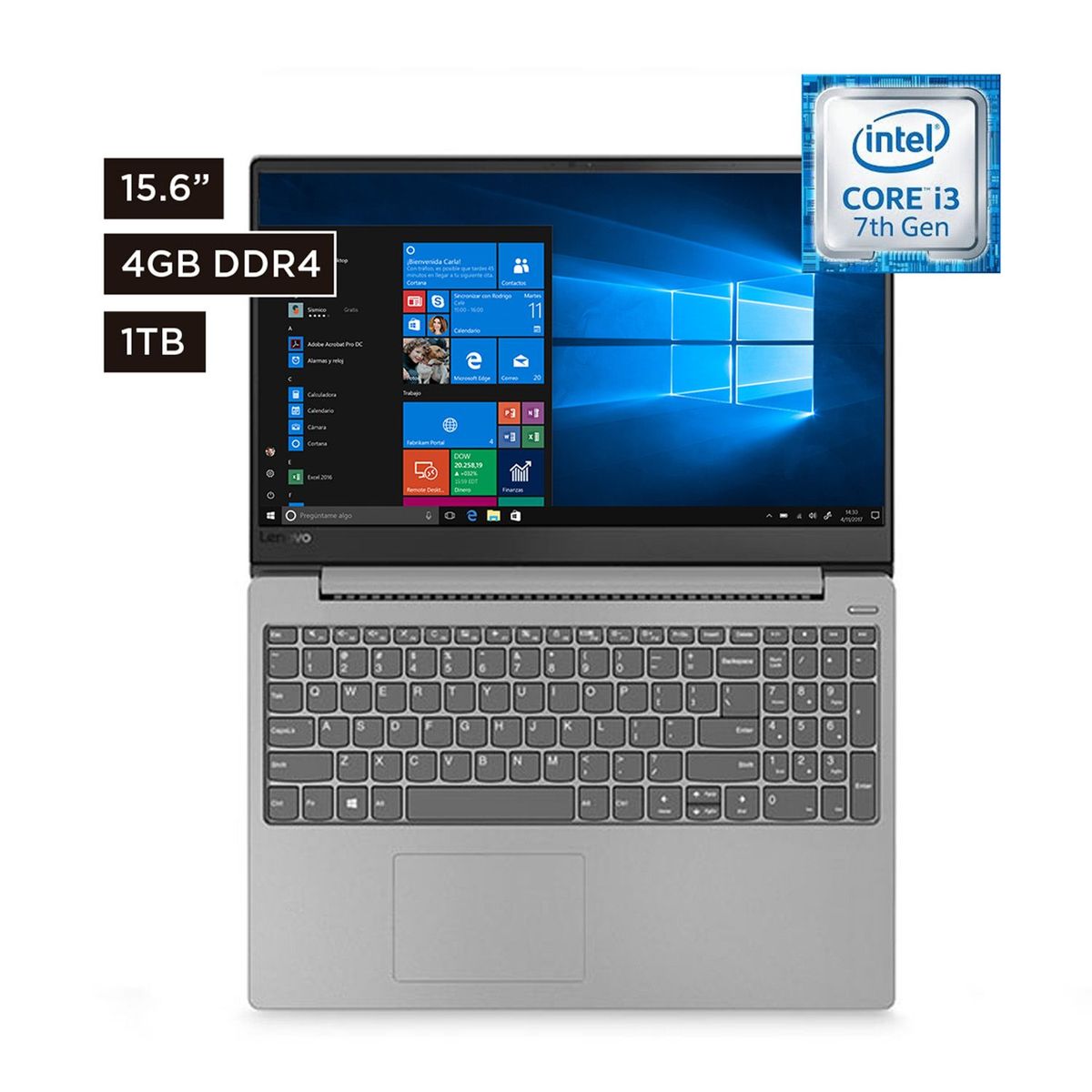 LENOVO - Ideapad 330S 15.6" Core i3 4GB 1TB