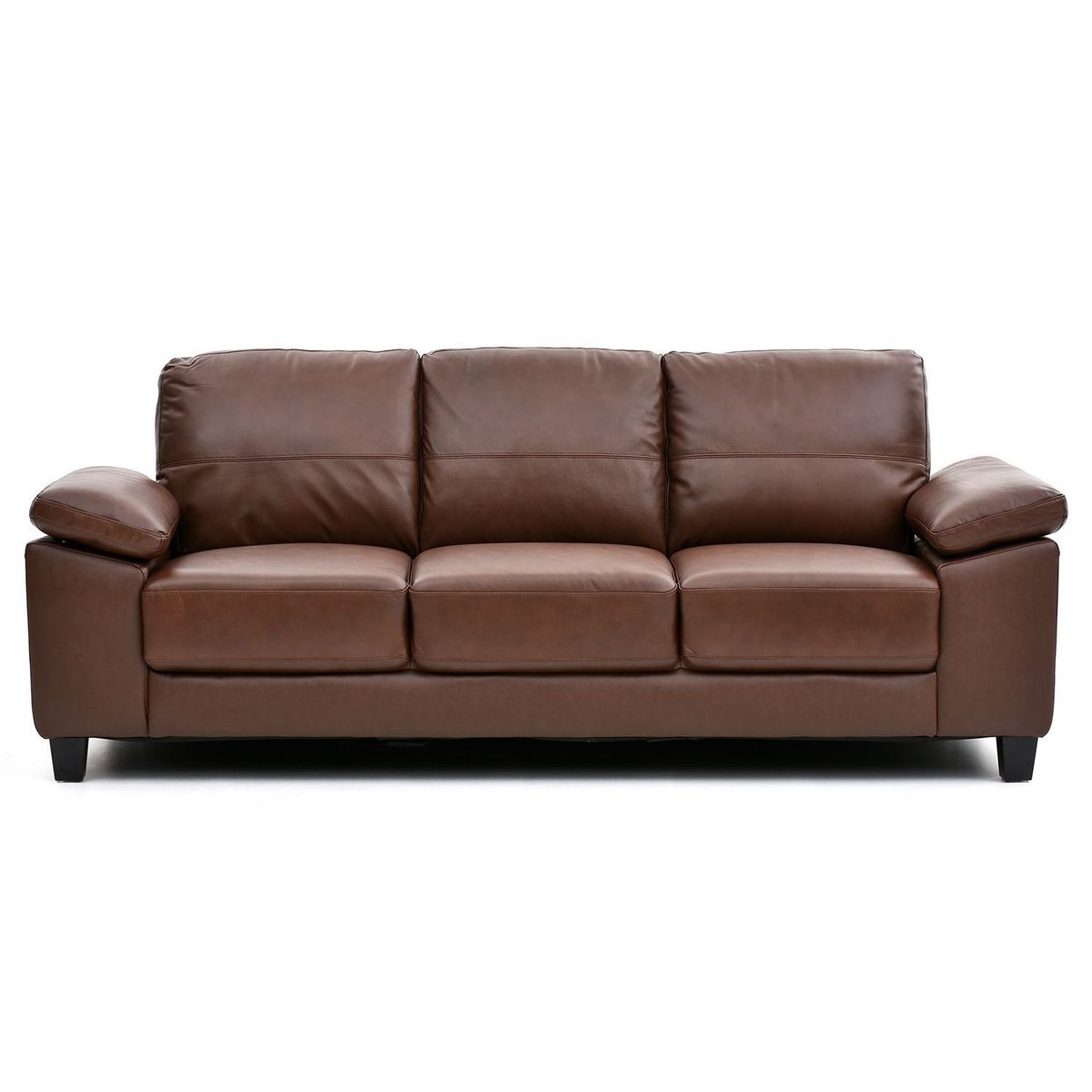 BASEMENT HOME - Sofá New Miller 3 Cuerpos Cuero Combinado