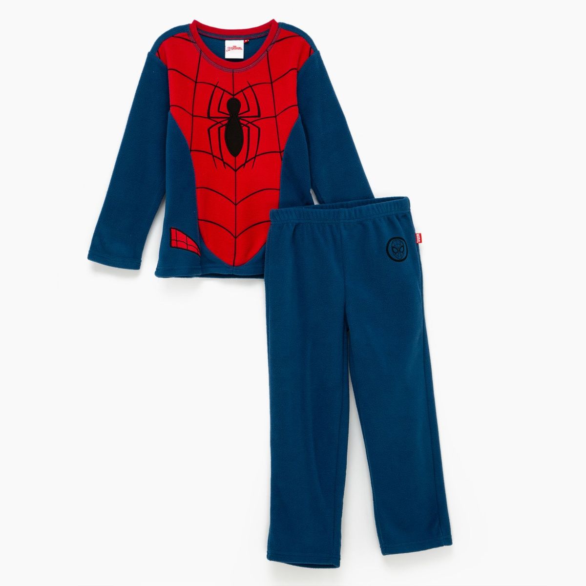 SPIDERMAN - Pijama Polar Manga Larga y Pantalón