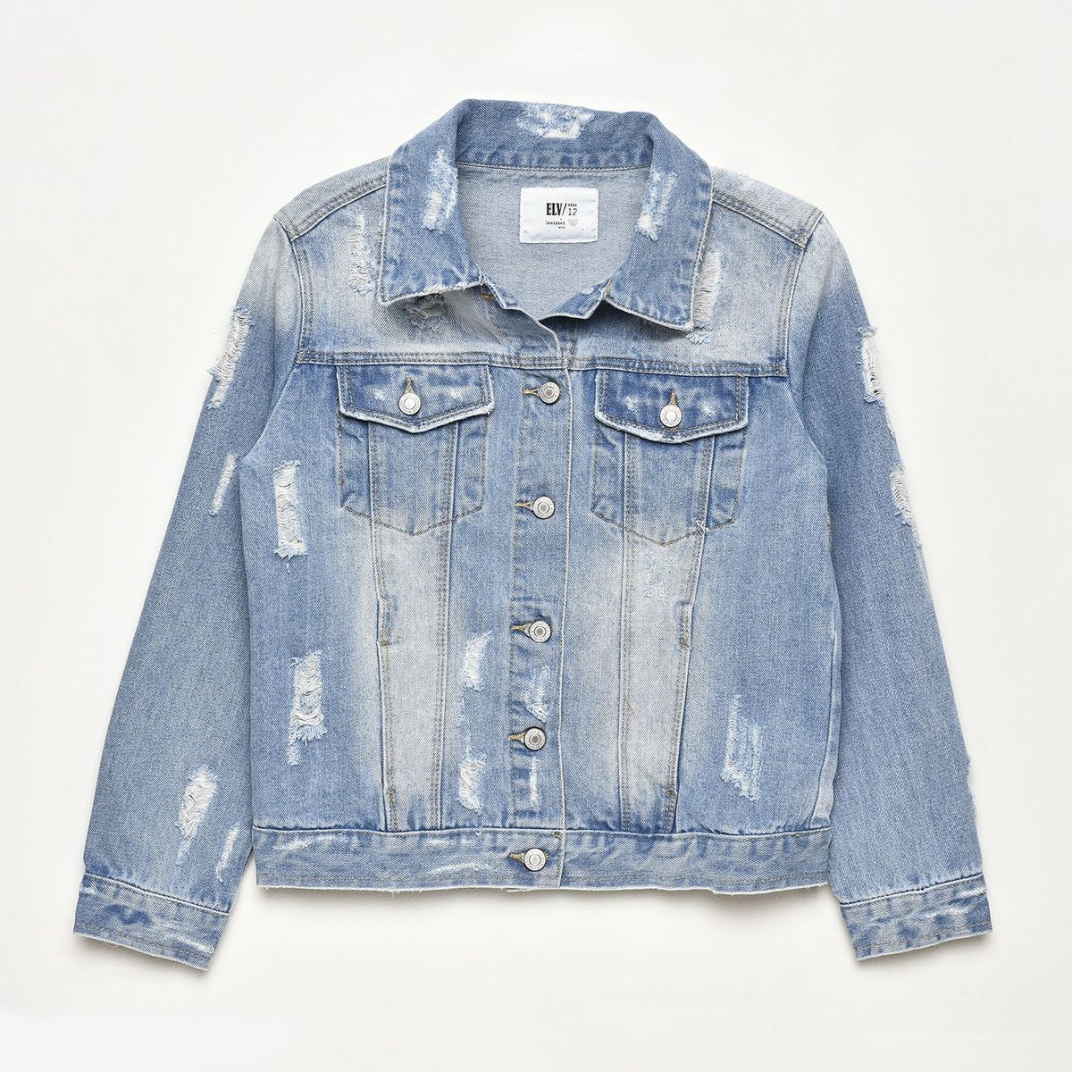 ELEVEN - Casaca Denim Lentejuelas