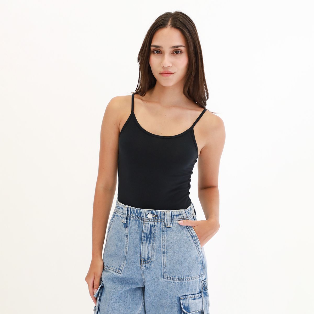 SYBILLA - Top Sin Mangas Algodón Mujer Sybilla