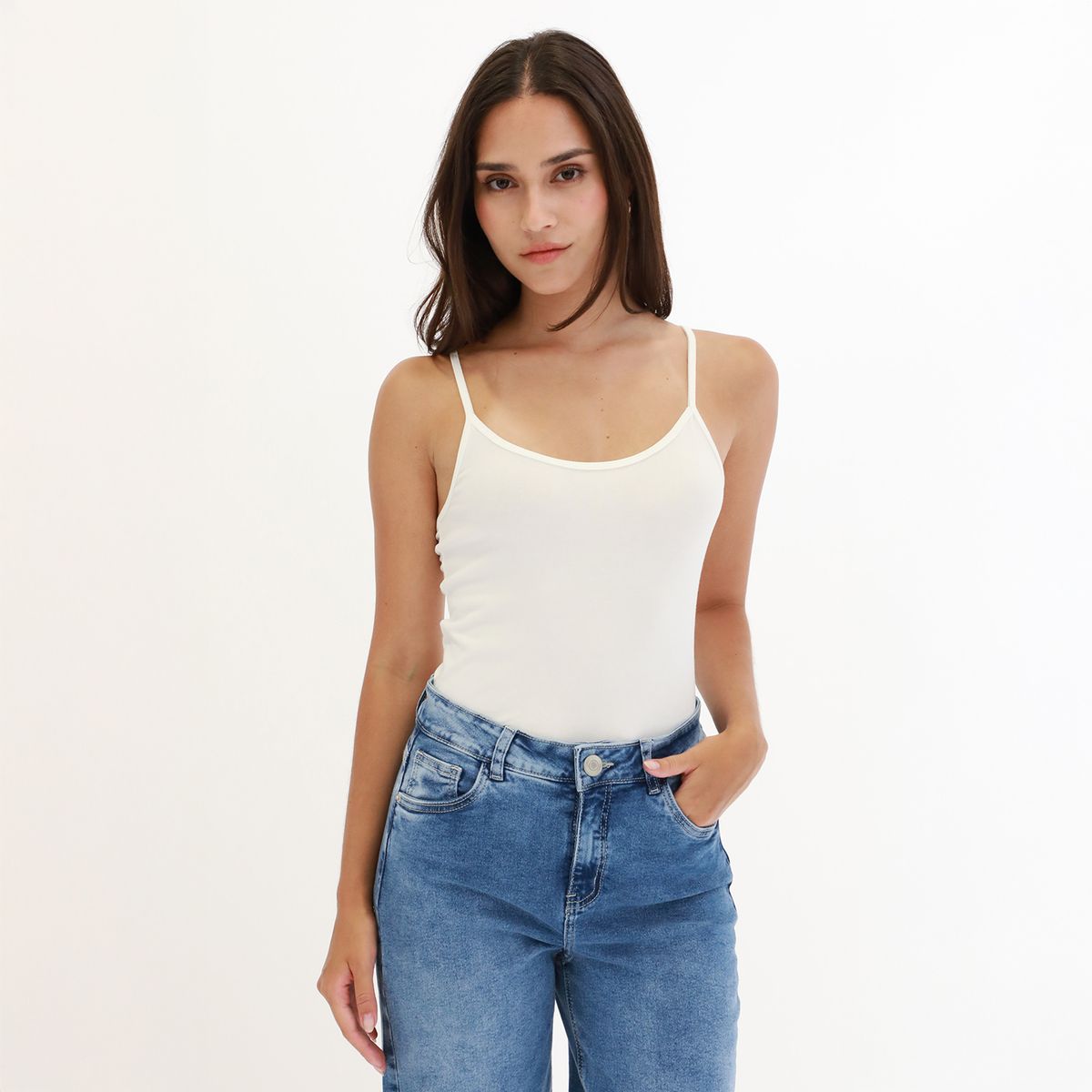 SYBILLA - Top Sin Mangas Algodón Mujer Sybilla