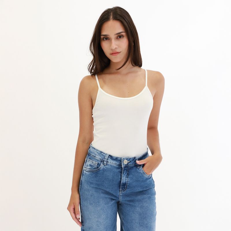 SYBILLA - Top Sin Mangas Algodón Mujer Sybilla