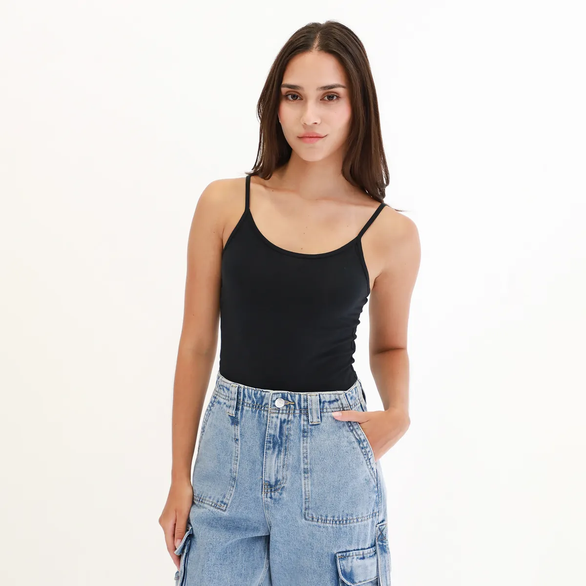 SYBILLA - Top Sin Mangas Algodón Mujer Sybilla