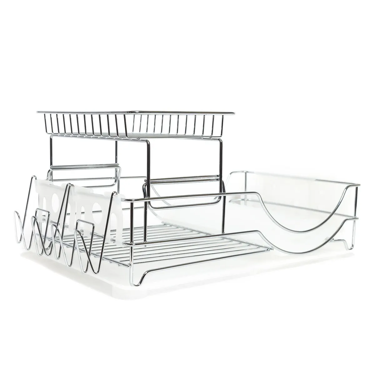 MICA - Escurridor de Acero Inoxidable 58x35x26 cm