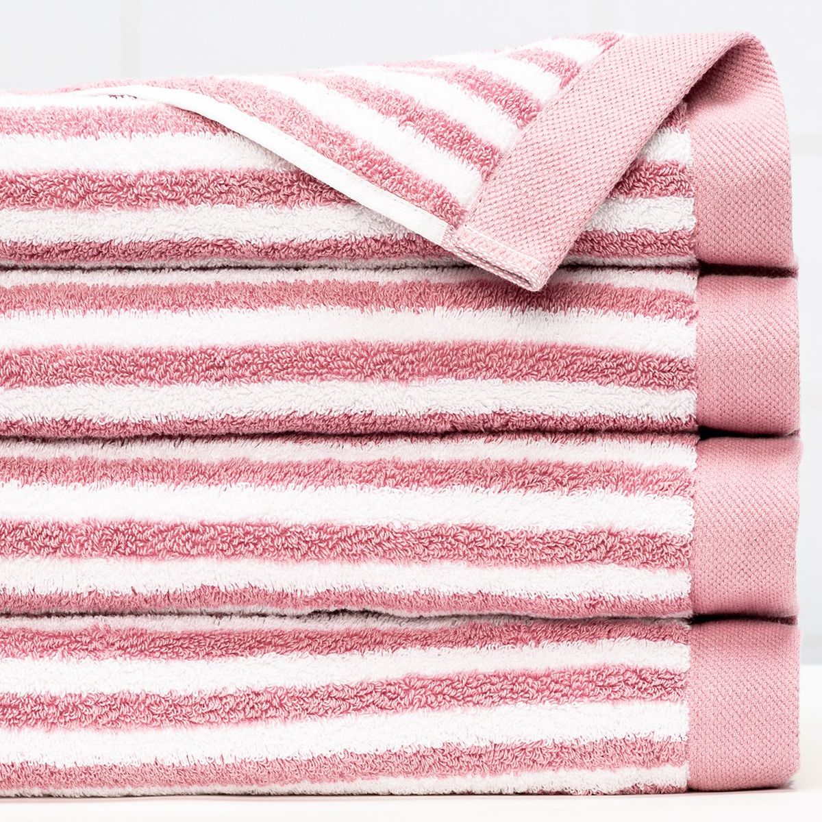 BASEMENT HOME - Toalla de Baño Combed Rayas 100% Algodón 650gr Basement Home