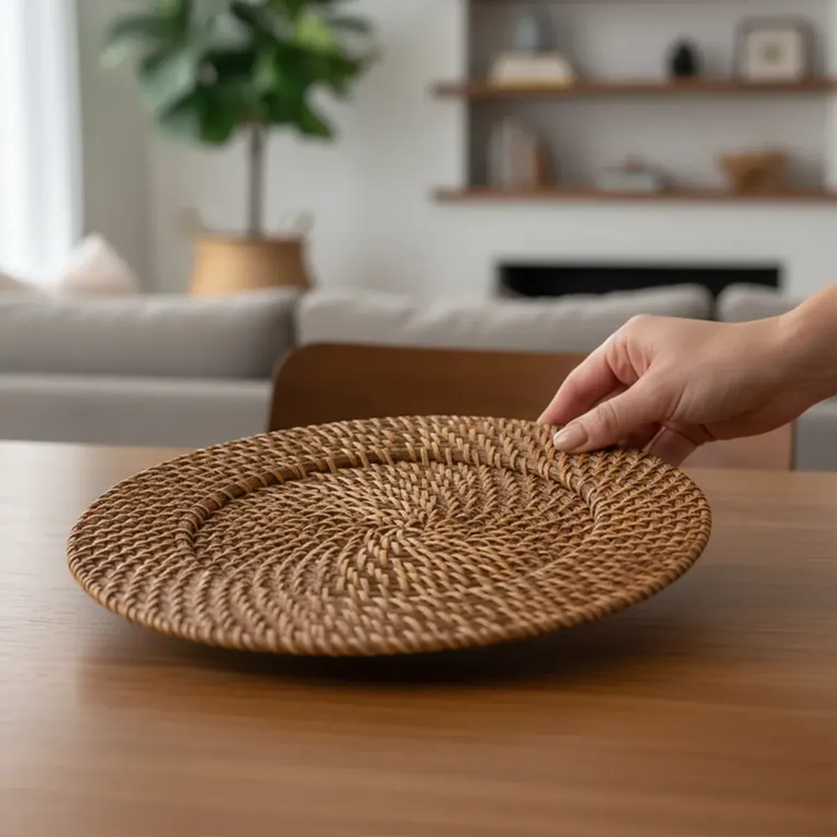 MICA - Plato de Sitio Rattan