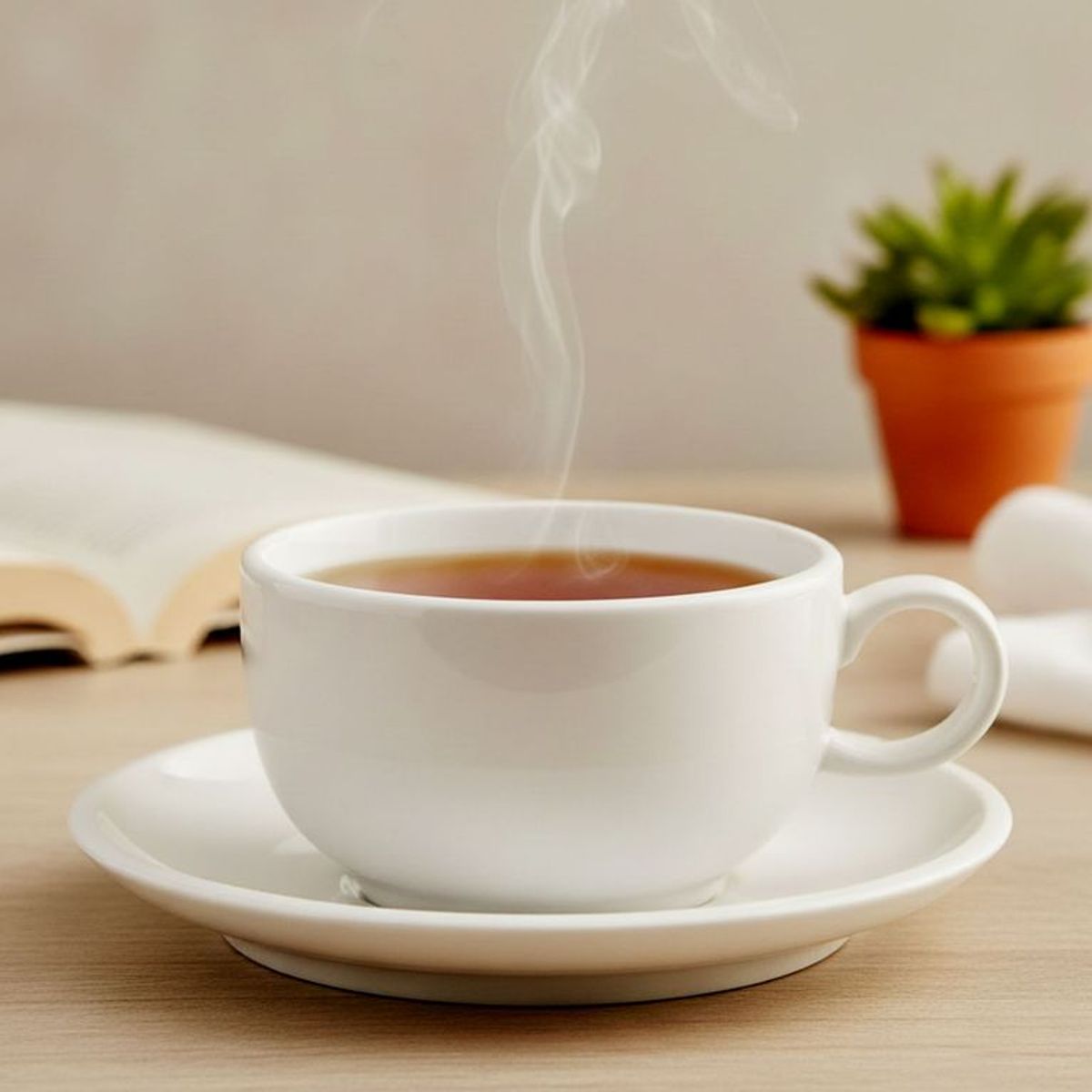 BASEMENT HOME - Taza de Té y Plato Porcelana Flat Edge